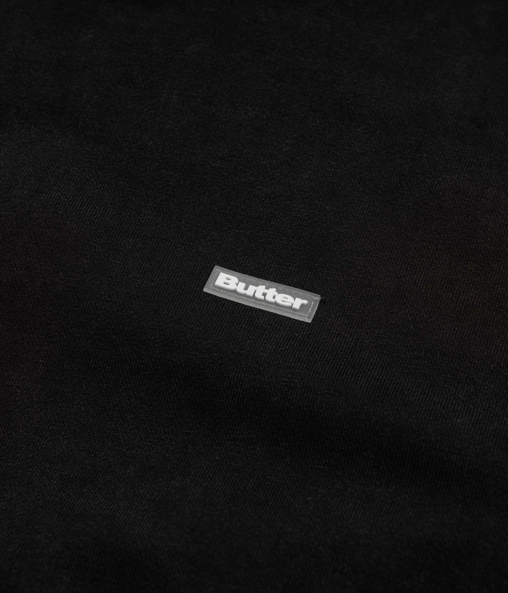 Butter Goods Basic Hoodie - Washed Black / Black