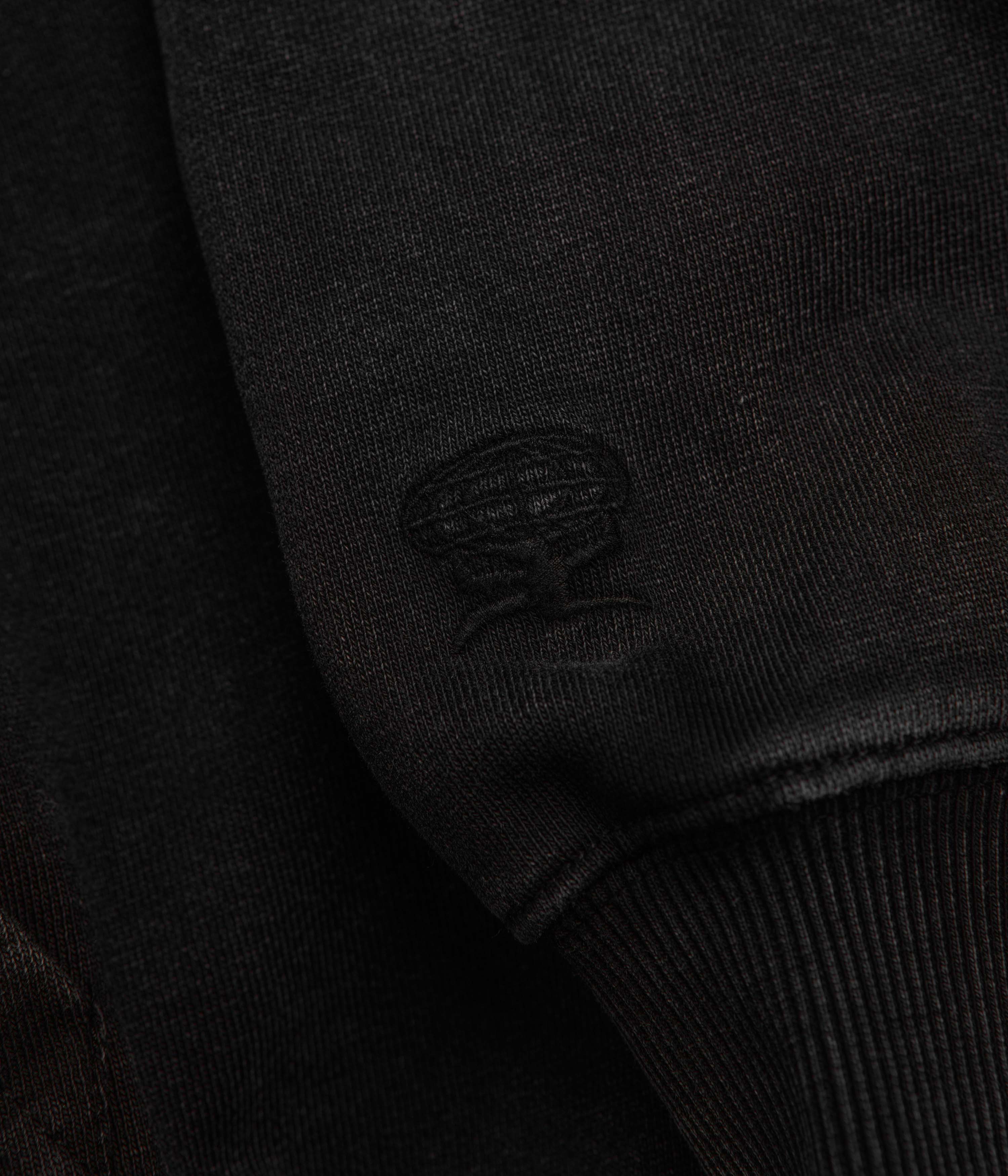 Butter Goods Basic Hoodie - Washed Black / Black