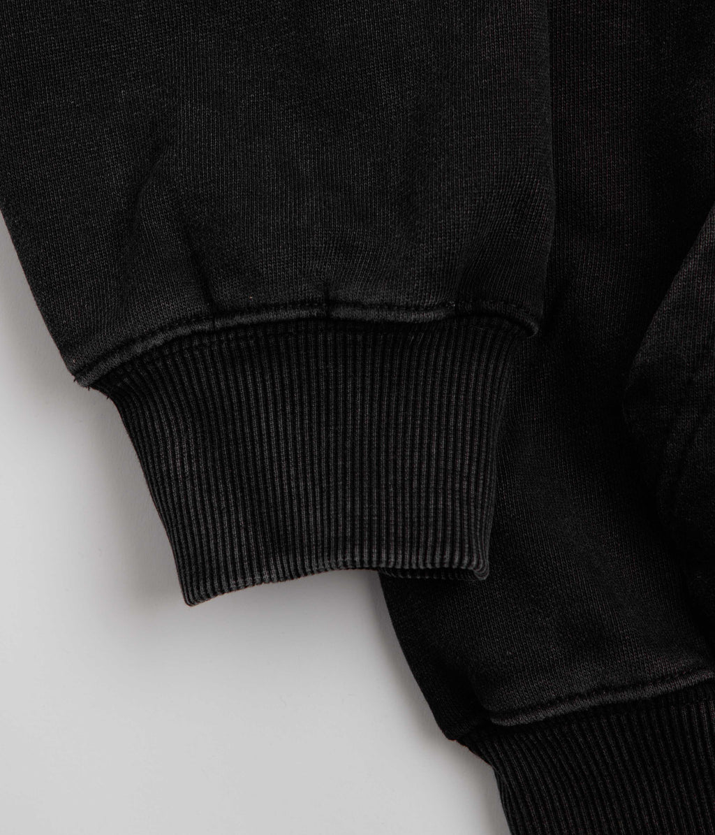 Butter Goods Basic Hoodie - Washed Black / Black
