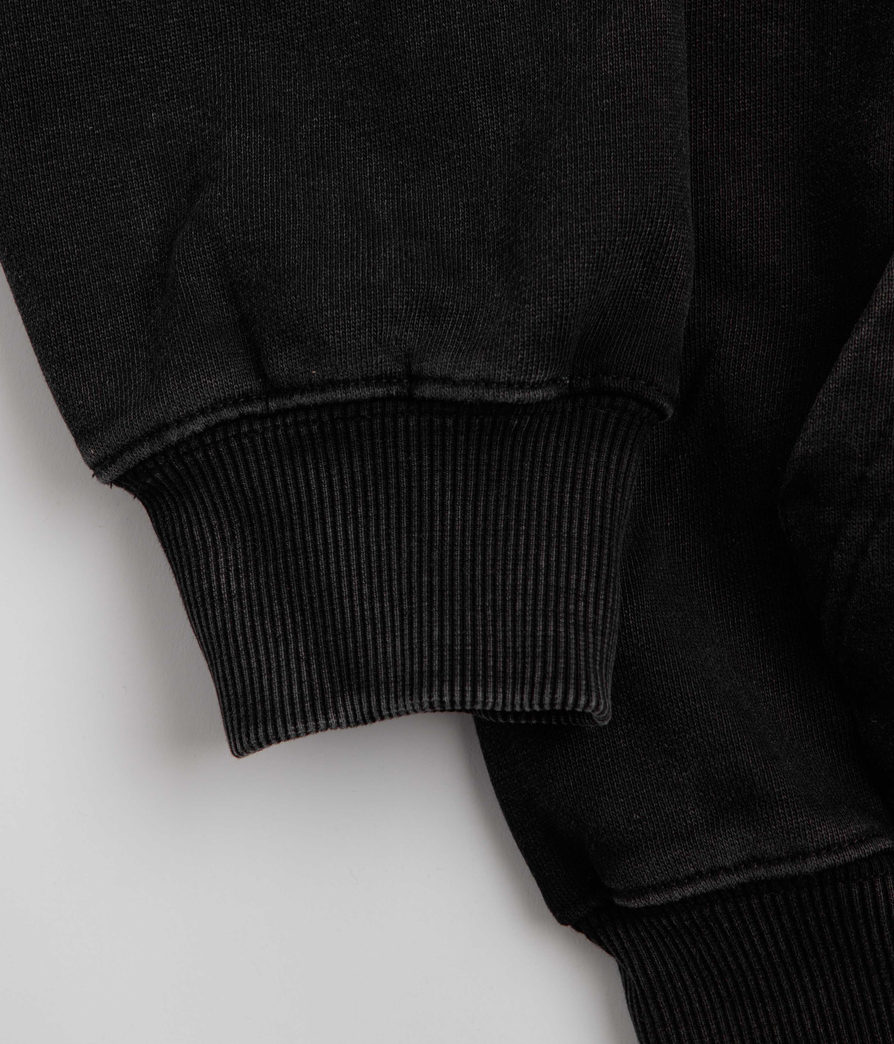 Butter Goods Basic Hoodie - Washed Black / Black