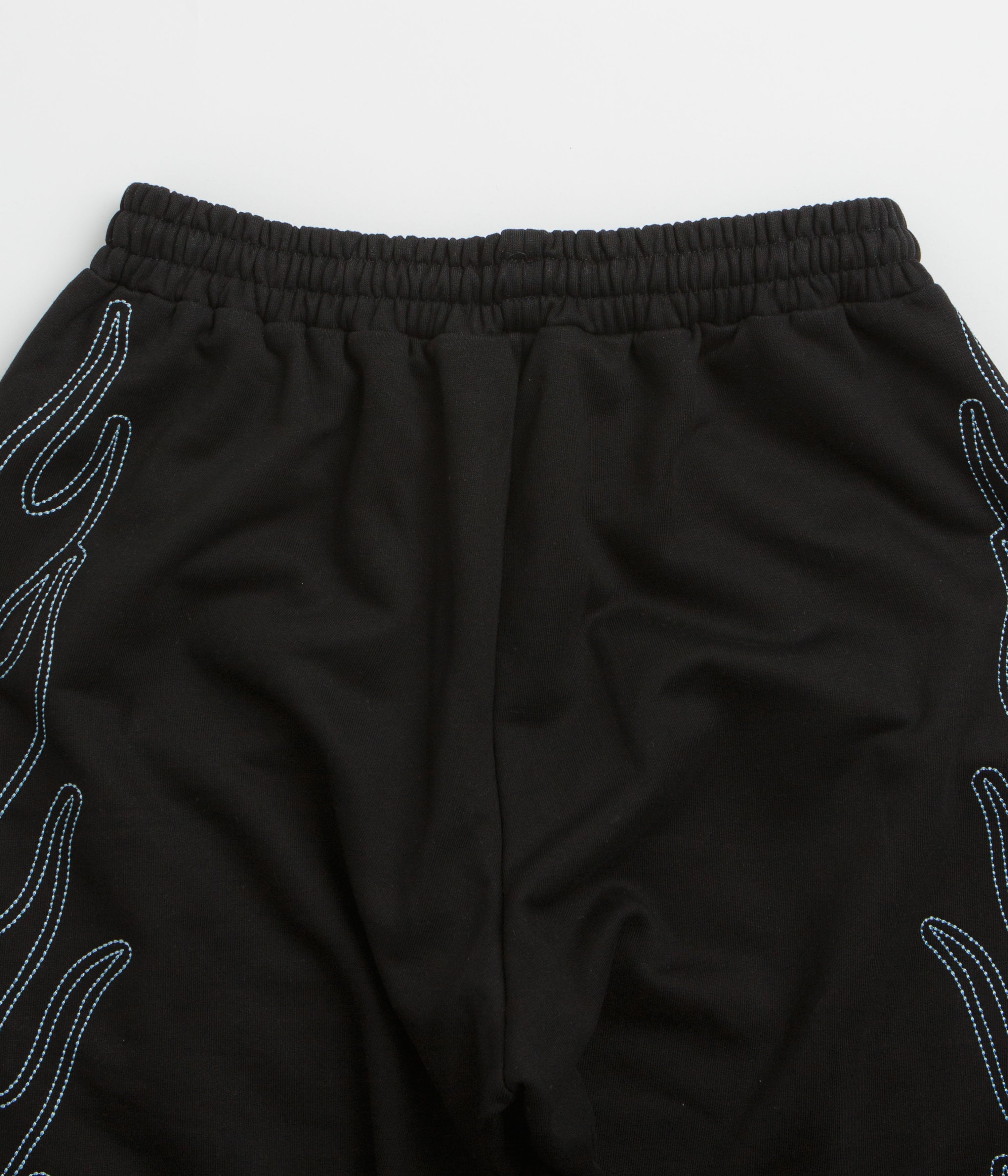 Butter Goods Flame Fleece Pants - Black