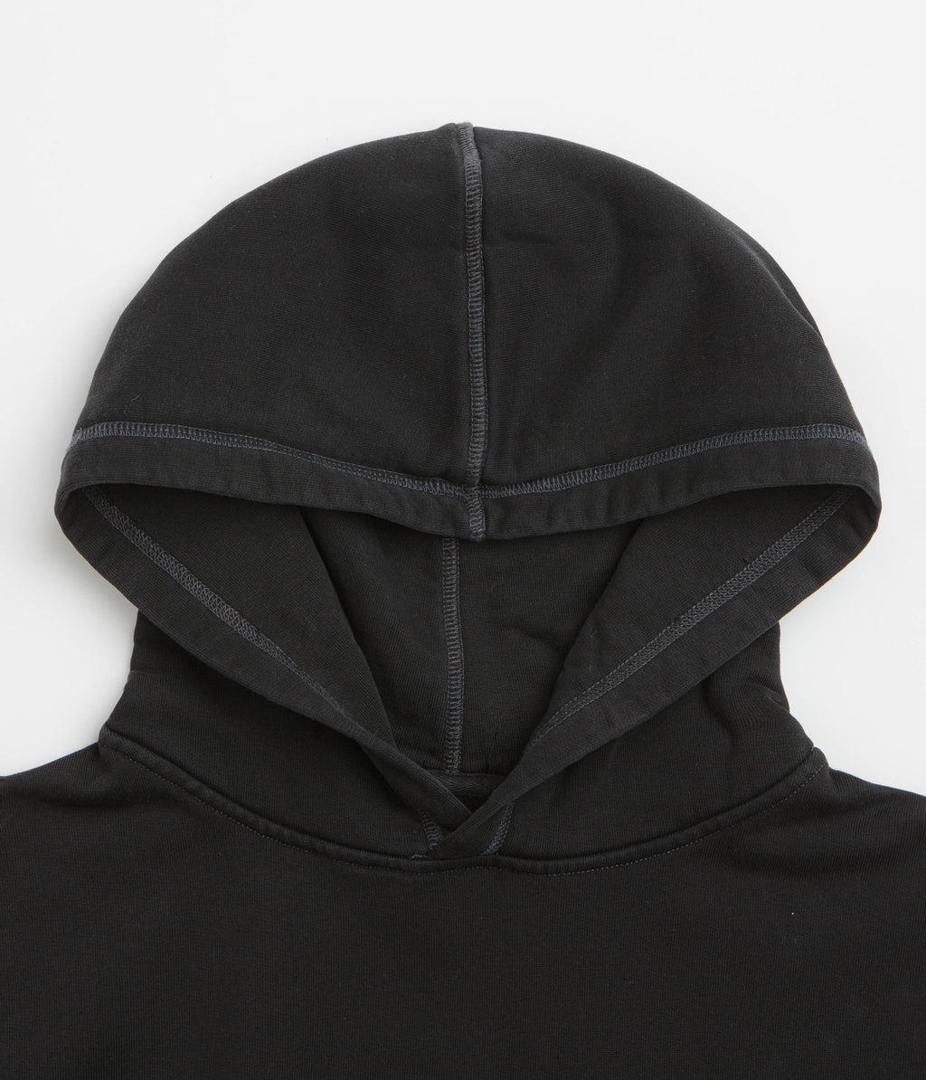 Butter Goods Inside Out Hoodie - Washed Black