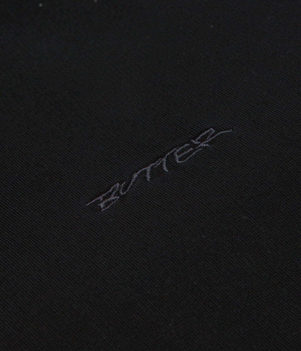 Butter Goods Inside Out Hoodie - Washed Black