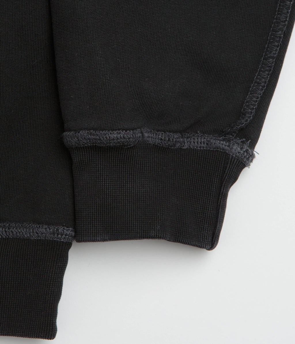 Butter Goods Inside Out Hoodie - Washed Black