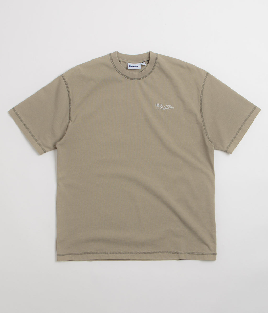 Butter Goods Jive Overlock Stitch T-Shirt - Distressed Cove