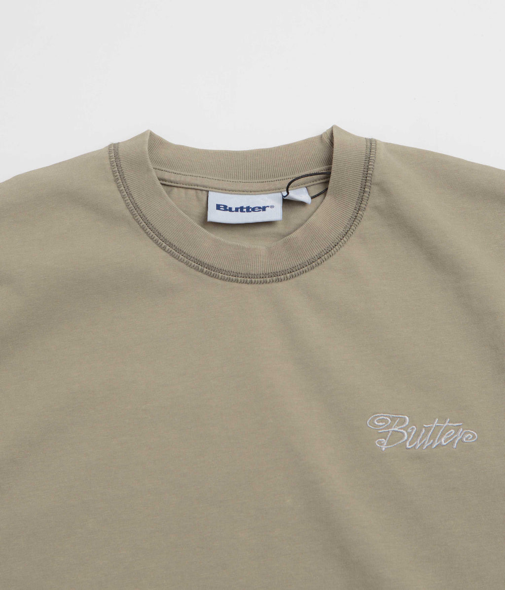 Butter Goods Jive Overlock Stitch T-Shirt - Distressed Cove