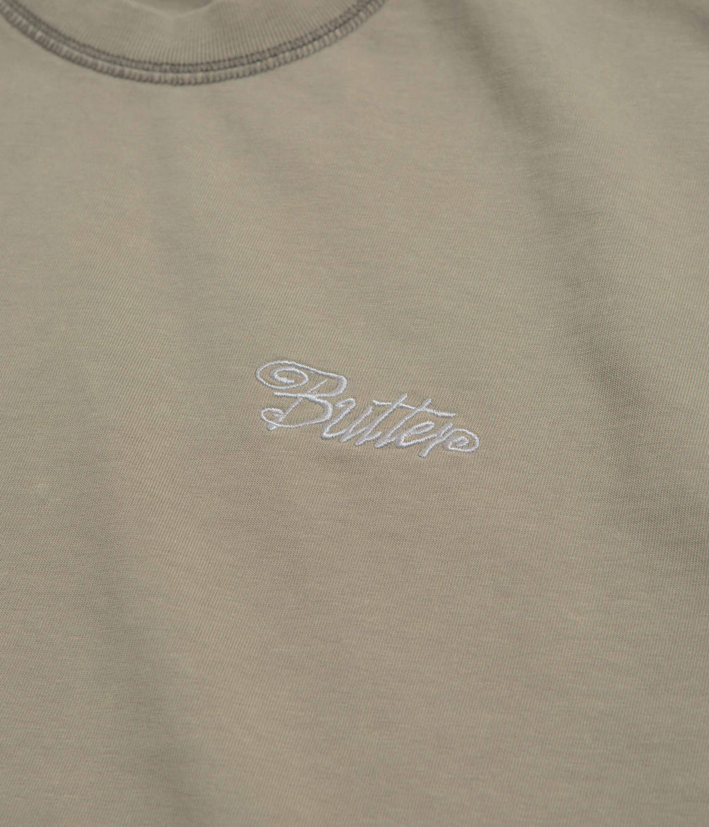 Butter Goods Jive Overlock Stitch T-Shirt - Distressed Cove