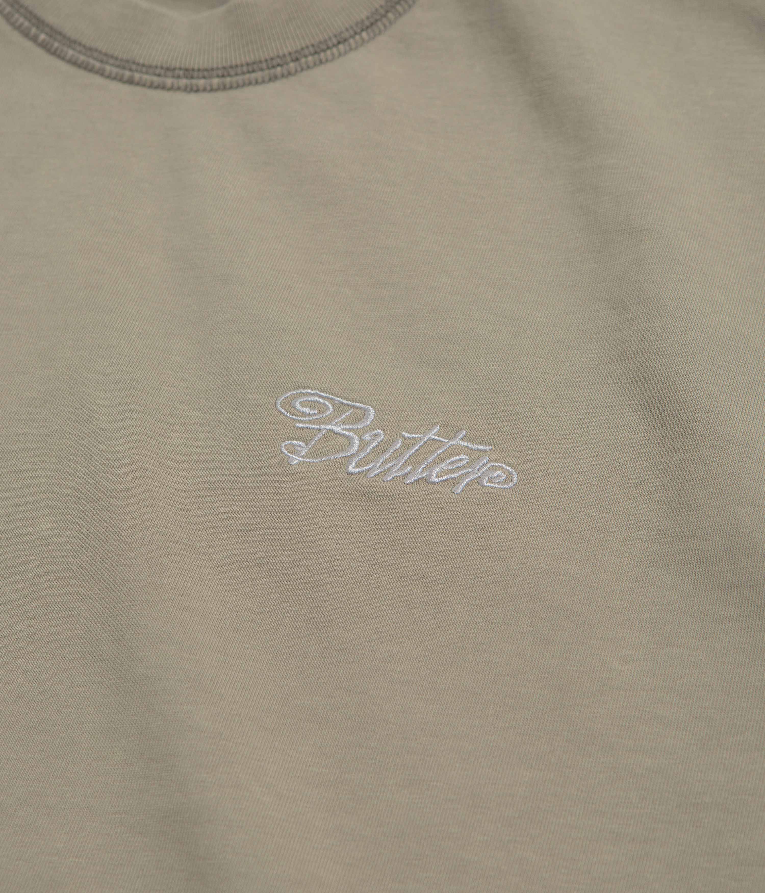Butter Goods Jive Overlock Stitch T-Shirt - Distressed Cove