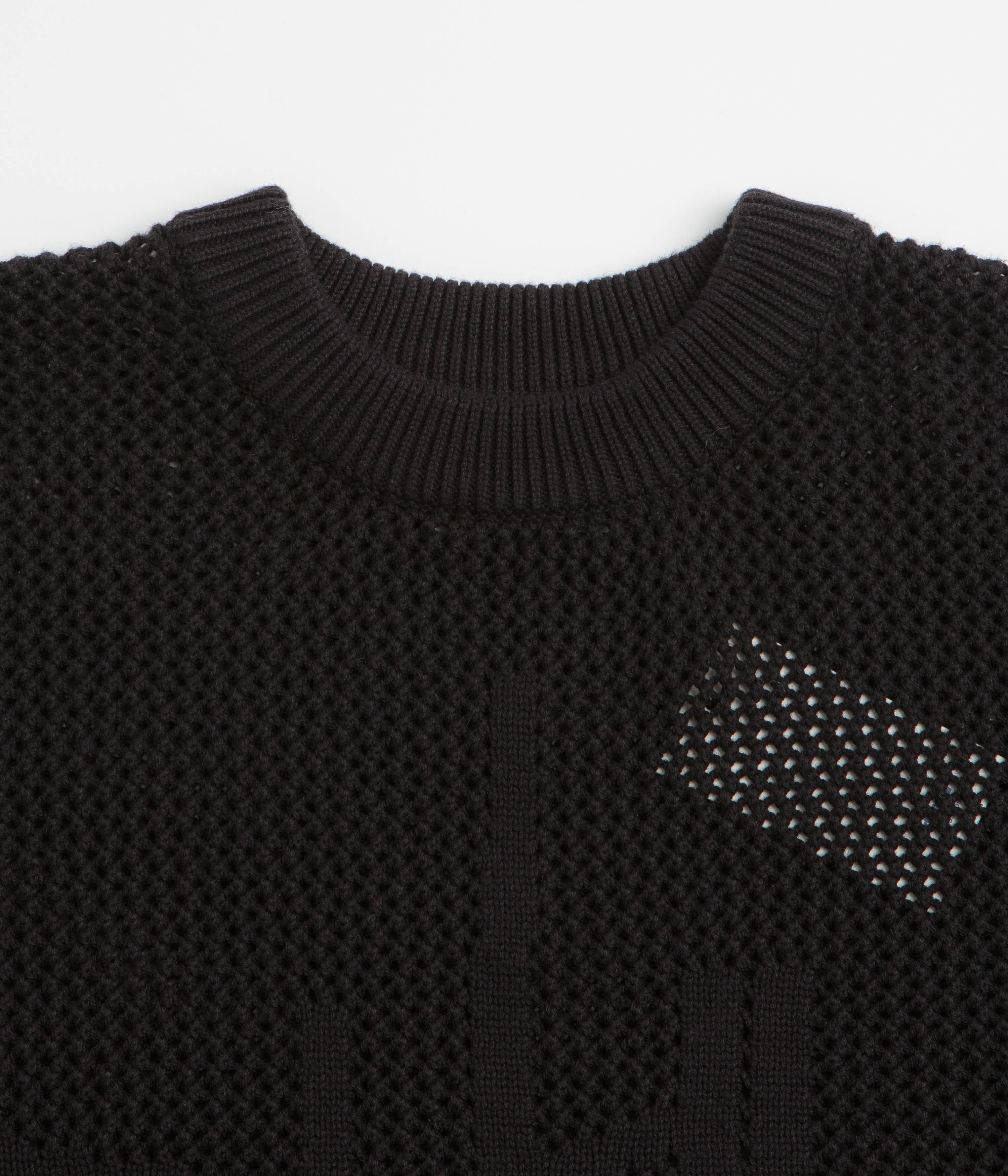 Butter Goods Scribble Knit Sweatshirt - Black