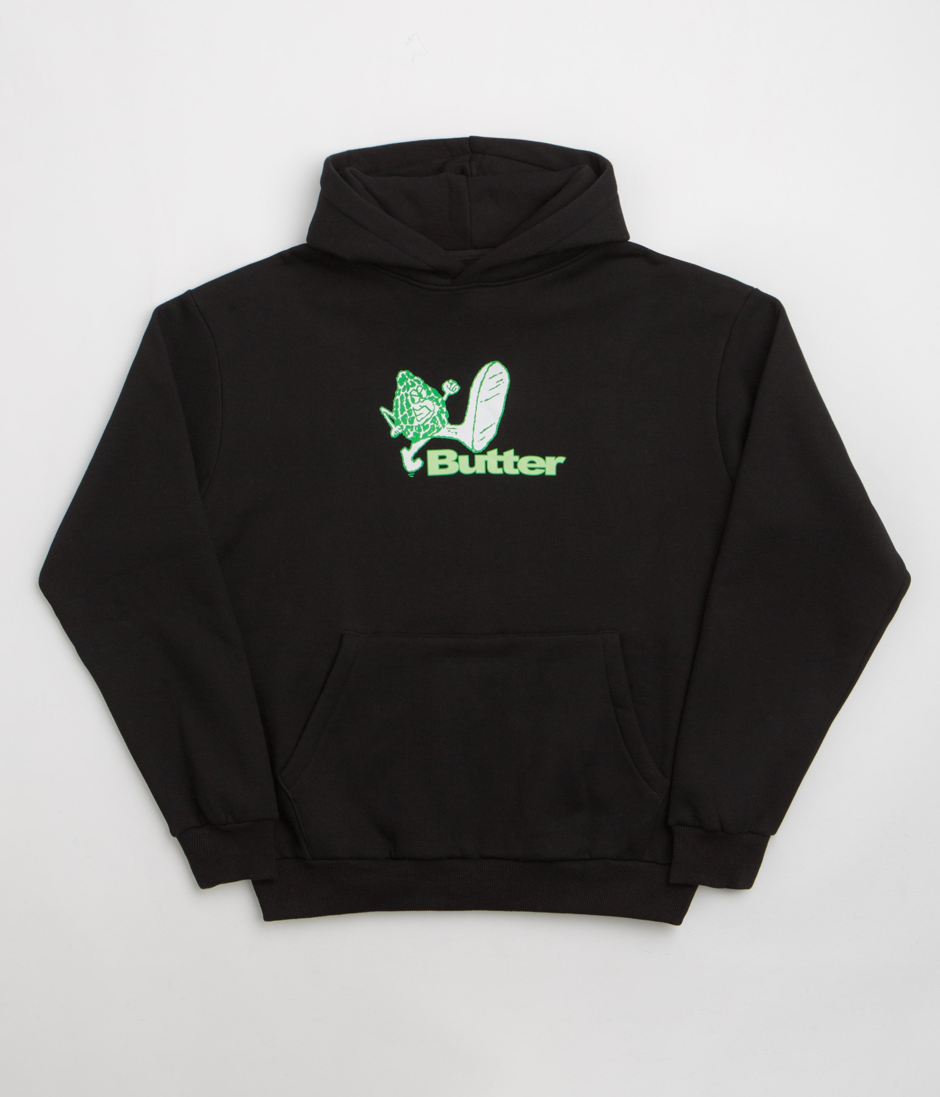 Butter Goods Steppin' Logo Hoodie - Black