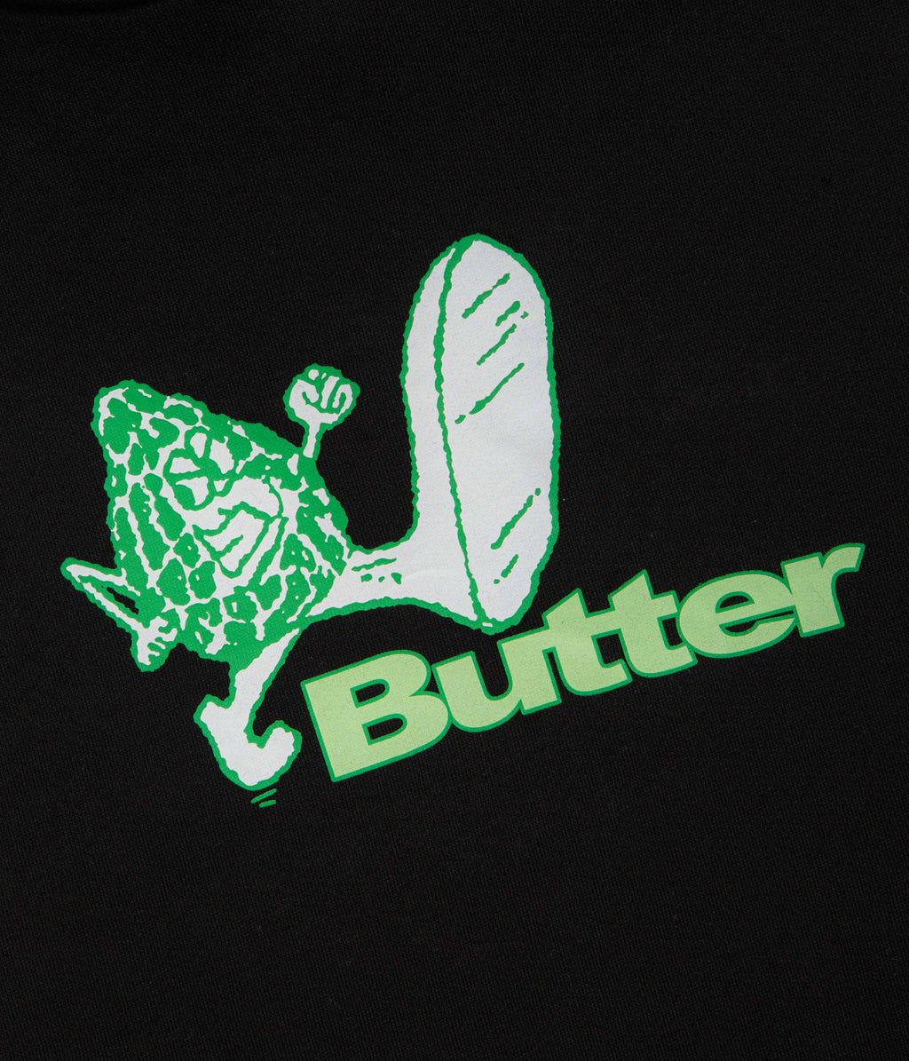 Butter Goods Steppin' Logo Hoodie - Black