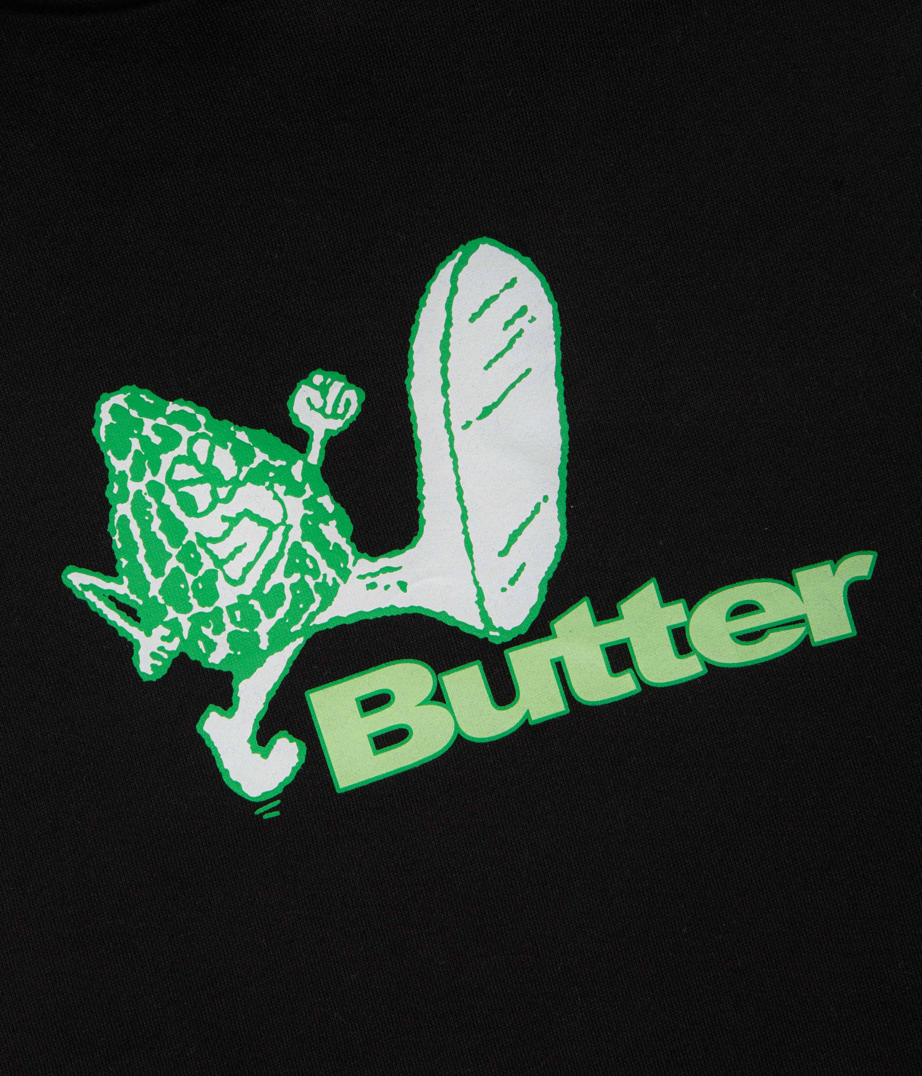 Butter Goods Steppin' Logo Hoodie - Black