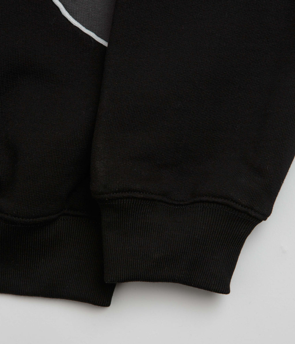 Butter Goods Tread Crewneck Sweatshirt - Black / Charcoal