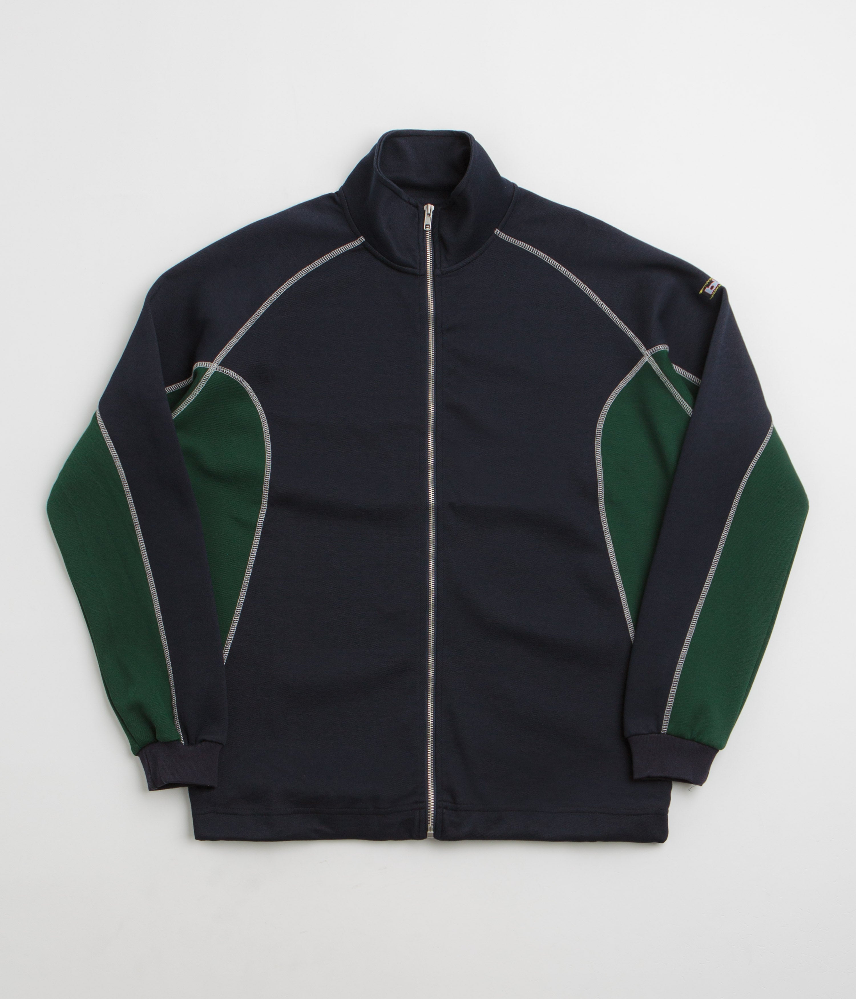 Butter Goods Warped Track Jacket - Navy