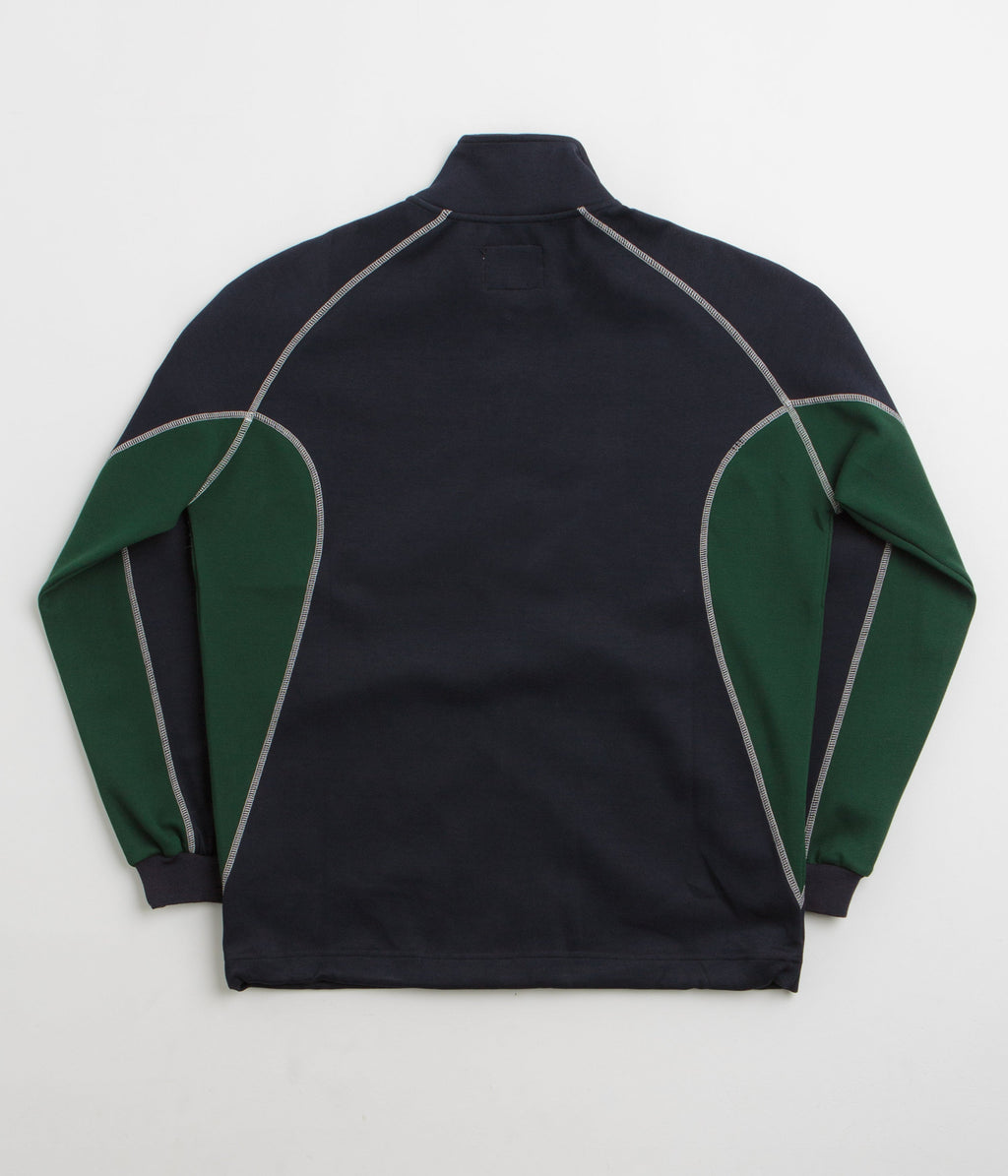 Butter Goods Warped Track Jacket - Navy