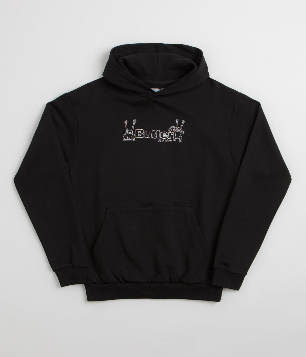 Butter Goods x Daniel Johnston Frog Logo Hoodie - Black