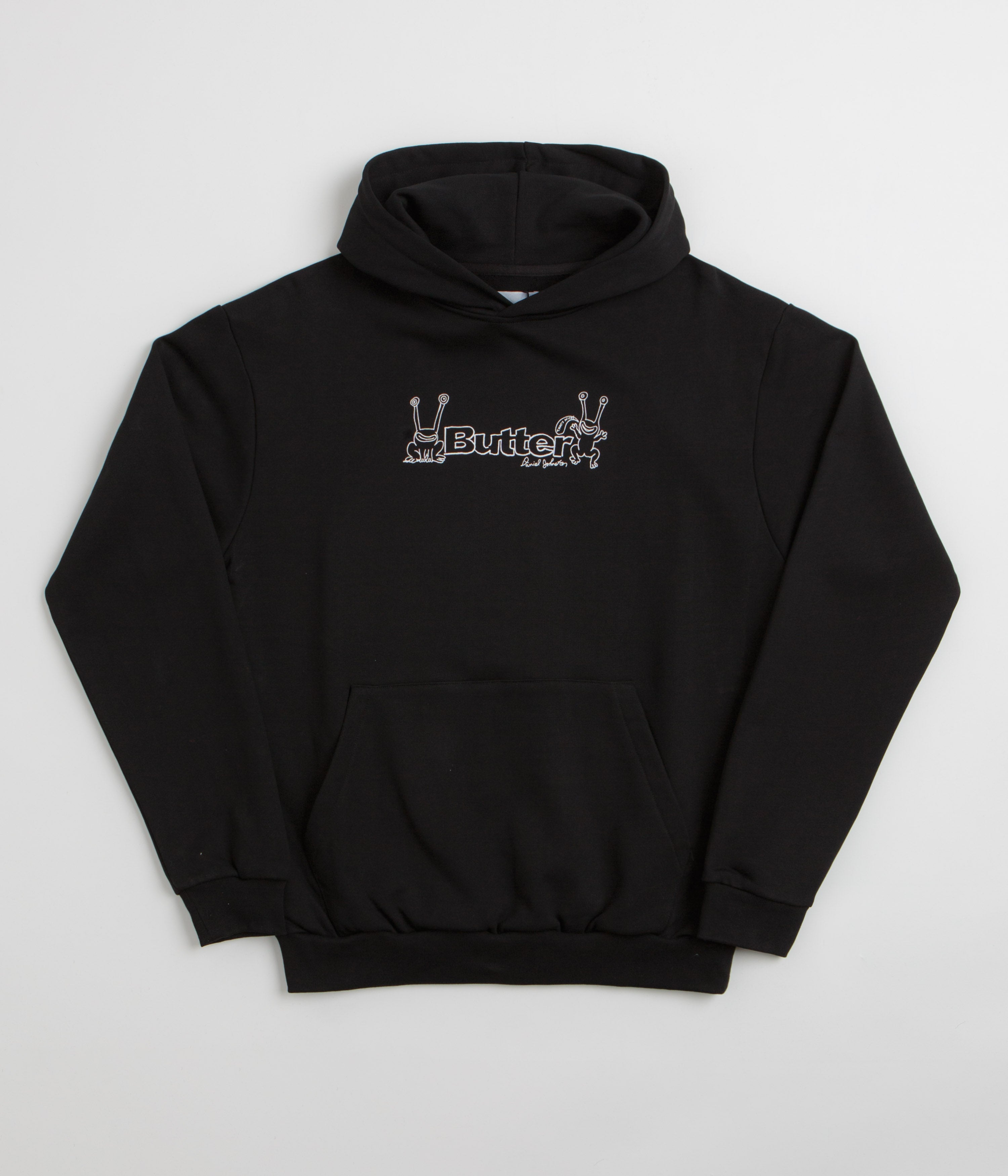 Butter Goods x Daniel Johnston Frog Logo Hoodie - Black