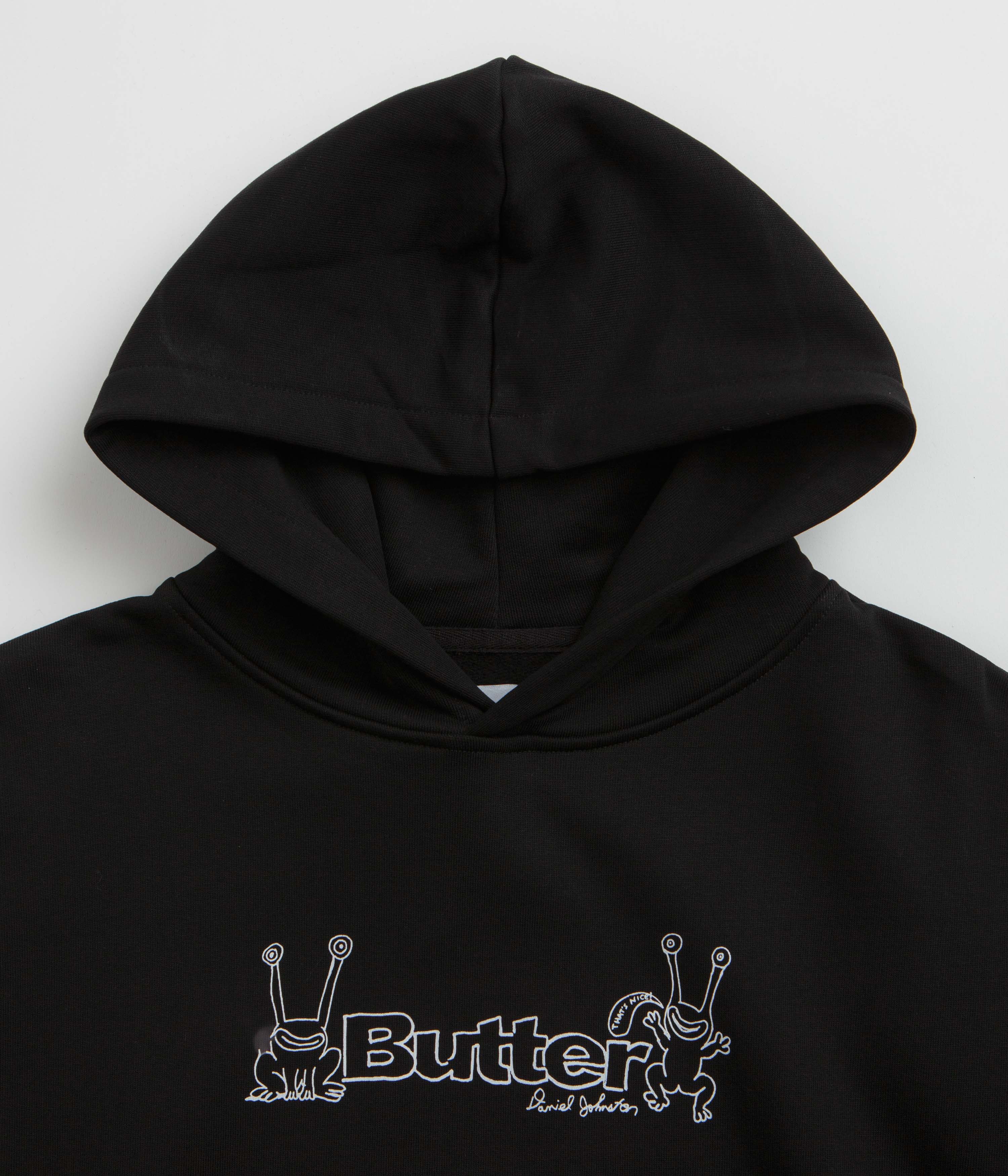 Butter Goods x Daniel Johnston Frog Logo Hoodie - Black
