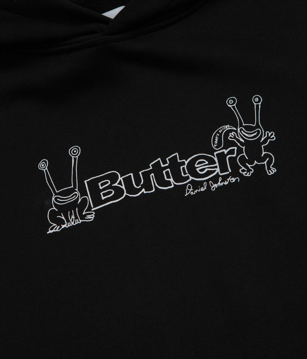 Butter Goods x Daniel Johnston Frog Logo Hoodie - Black