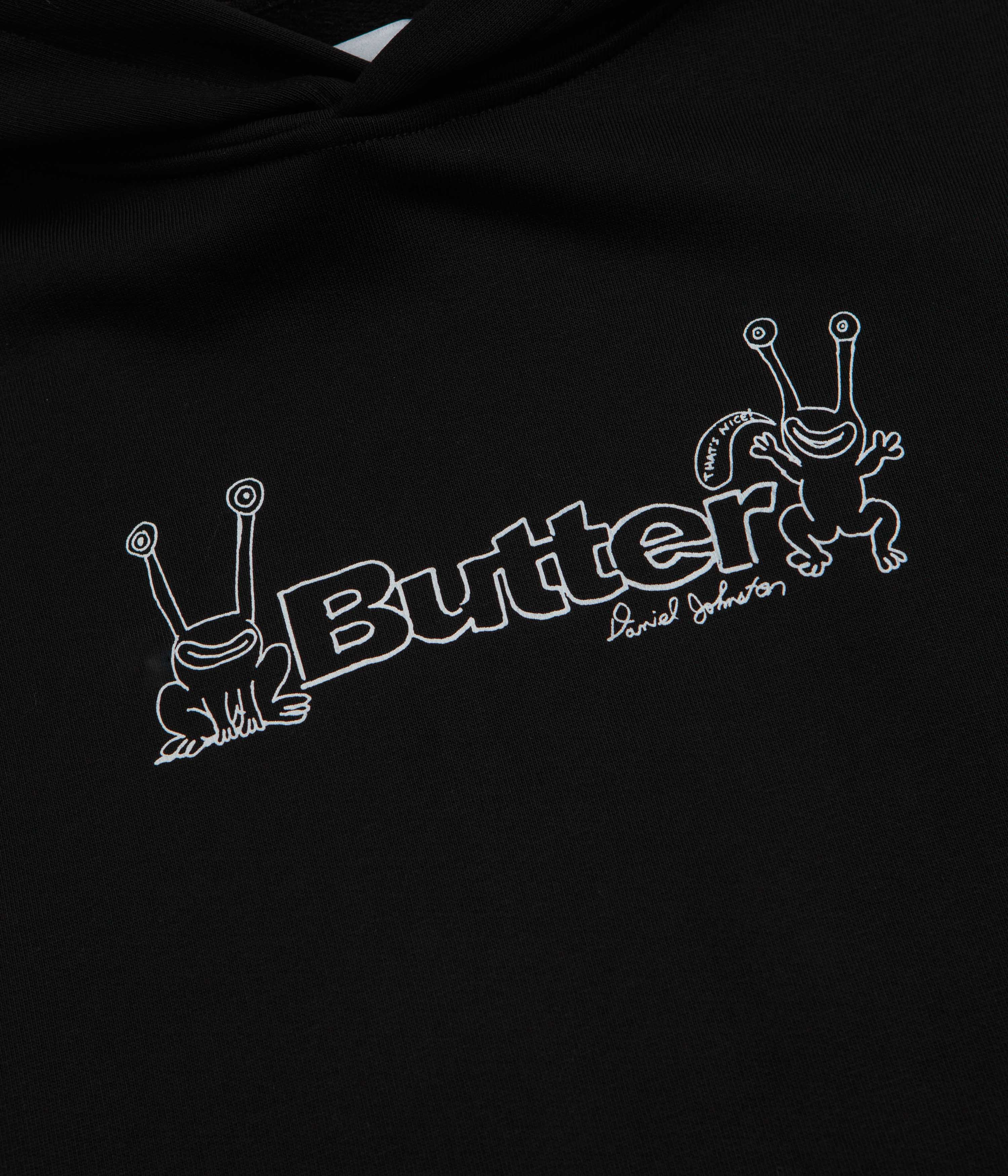 Butter Goods x Daniel Johnston Frog Logo Hoodie - Black