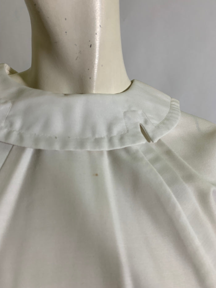 Button Back White Nurse Uniform circa 1960s