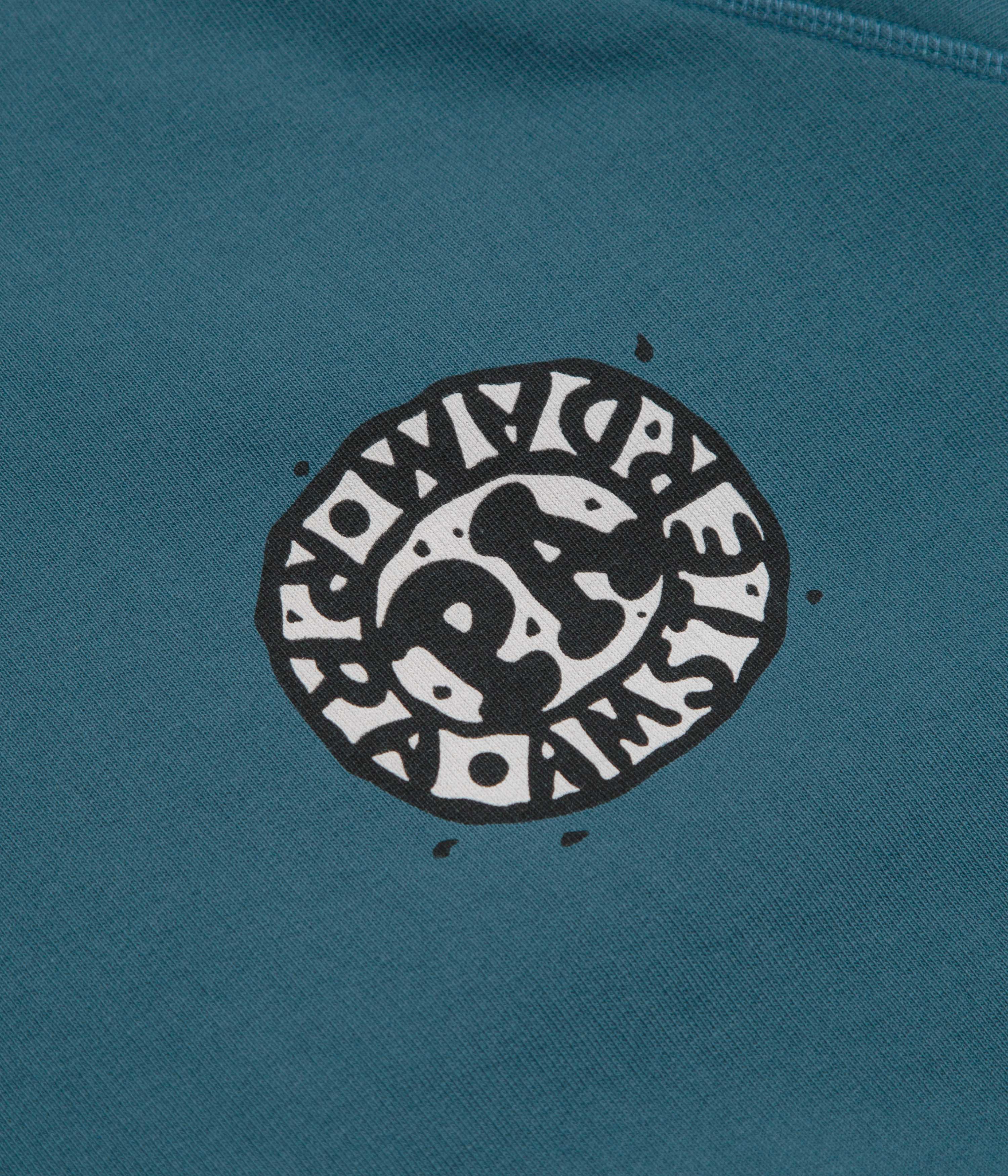 by Parra Amsterdammed Crewneck Sweatshirt - Washed Blue