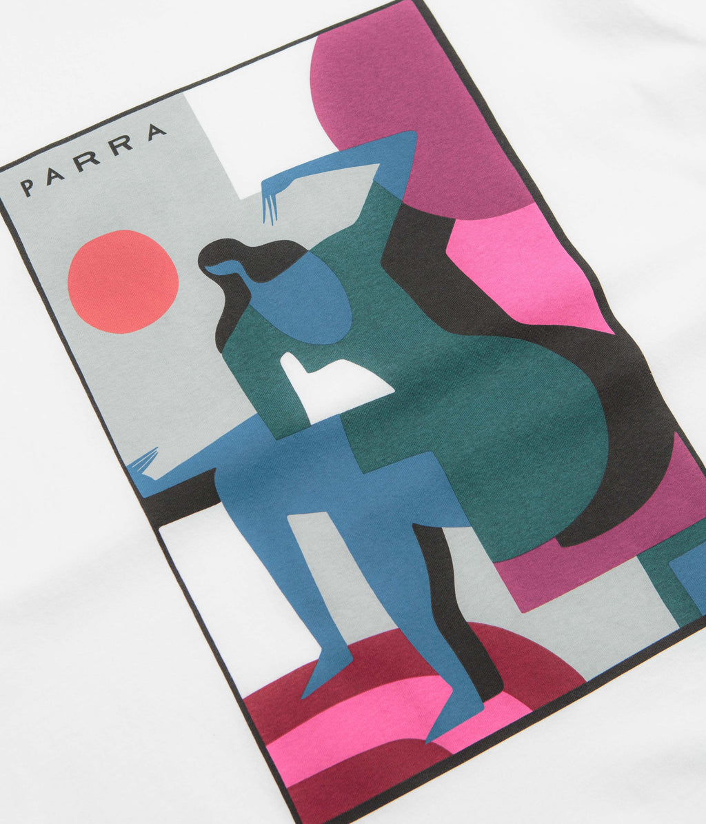 by Parra Ball To The Face T-Shirt - White