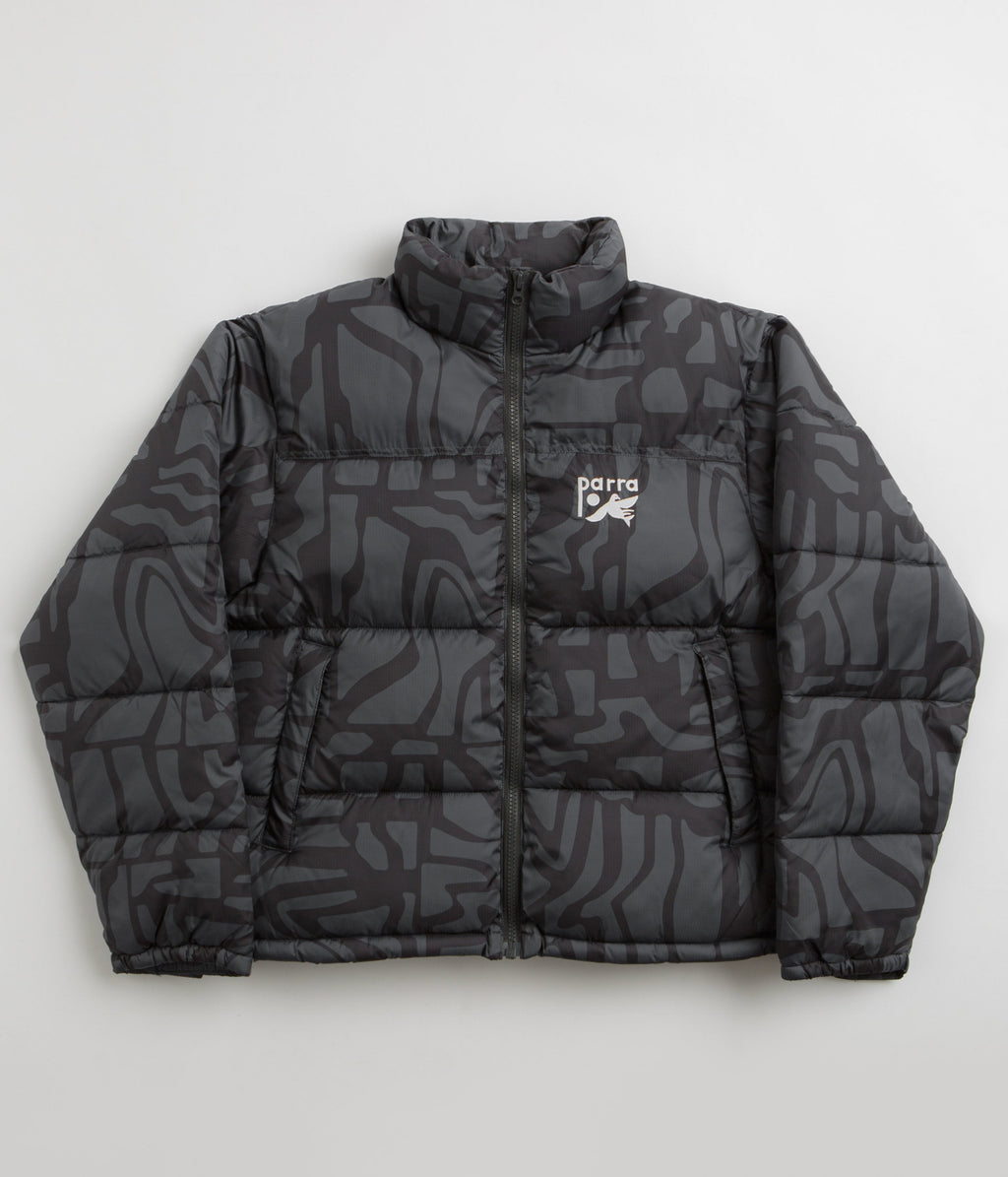 by Parra Broken FTP Puffer Jacket - Black