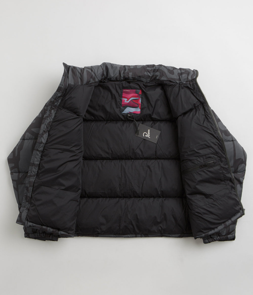 by Parra Broken FTP Puffer Jacket - Black