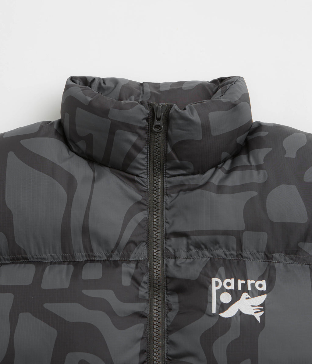 by Parra Broken FTP Puffer Jacket - Black