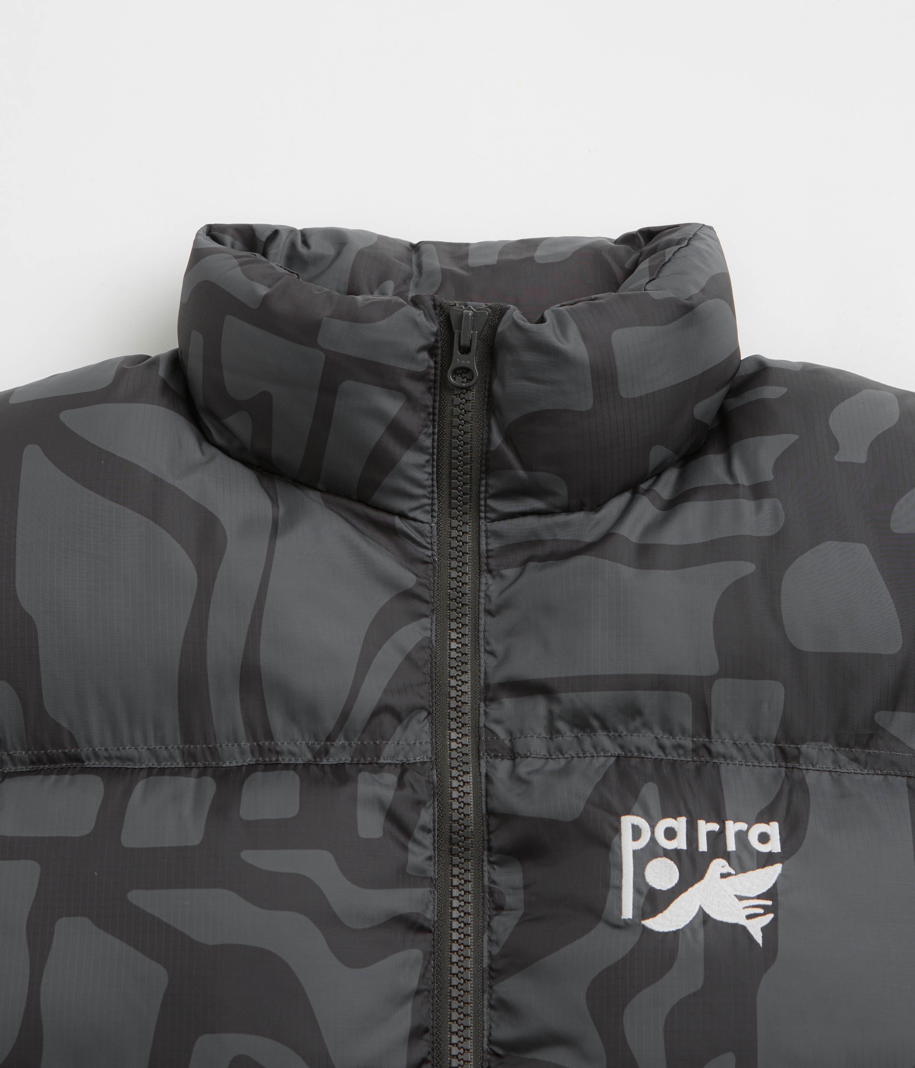 by Parra Broken FTP Puffer Jacket - Black