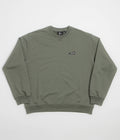 by Parra Flag Logo Crewneck Sweatshirt - Green