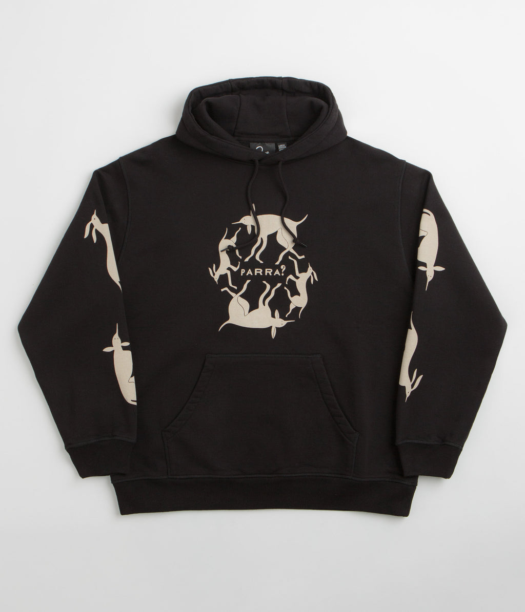 by Parra Non Grand Cafe Hoodie - Black