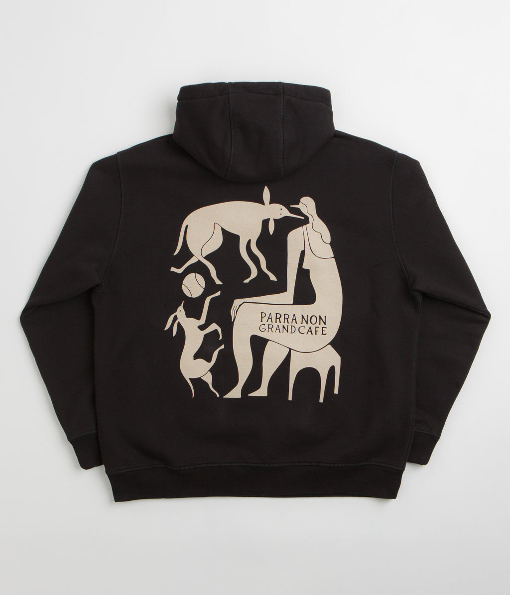 by Parra Non Grand Cafe Hoodie - Black