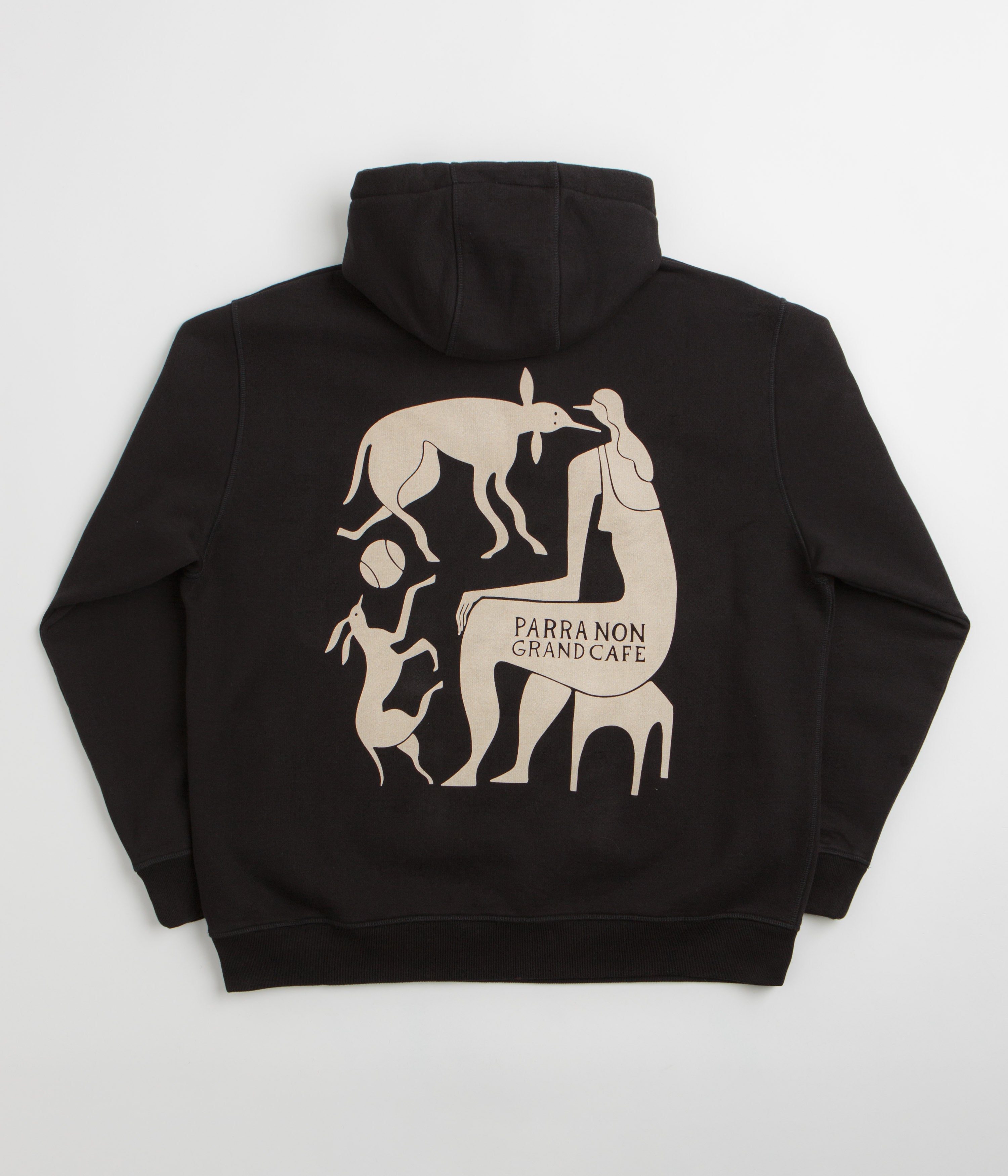 by Parra Non Grand Cafe Hoodie - Black