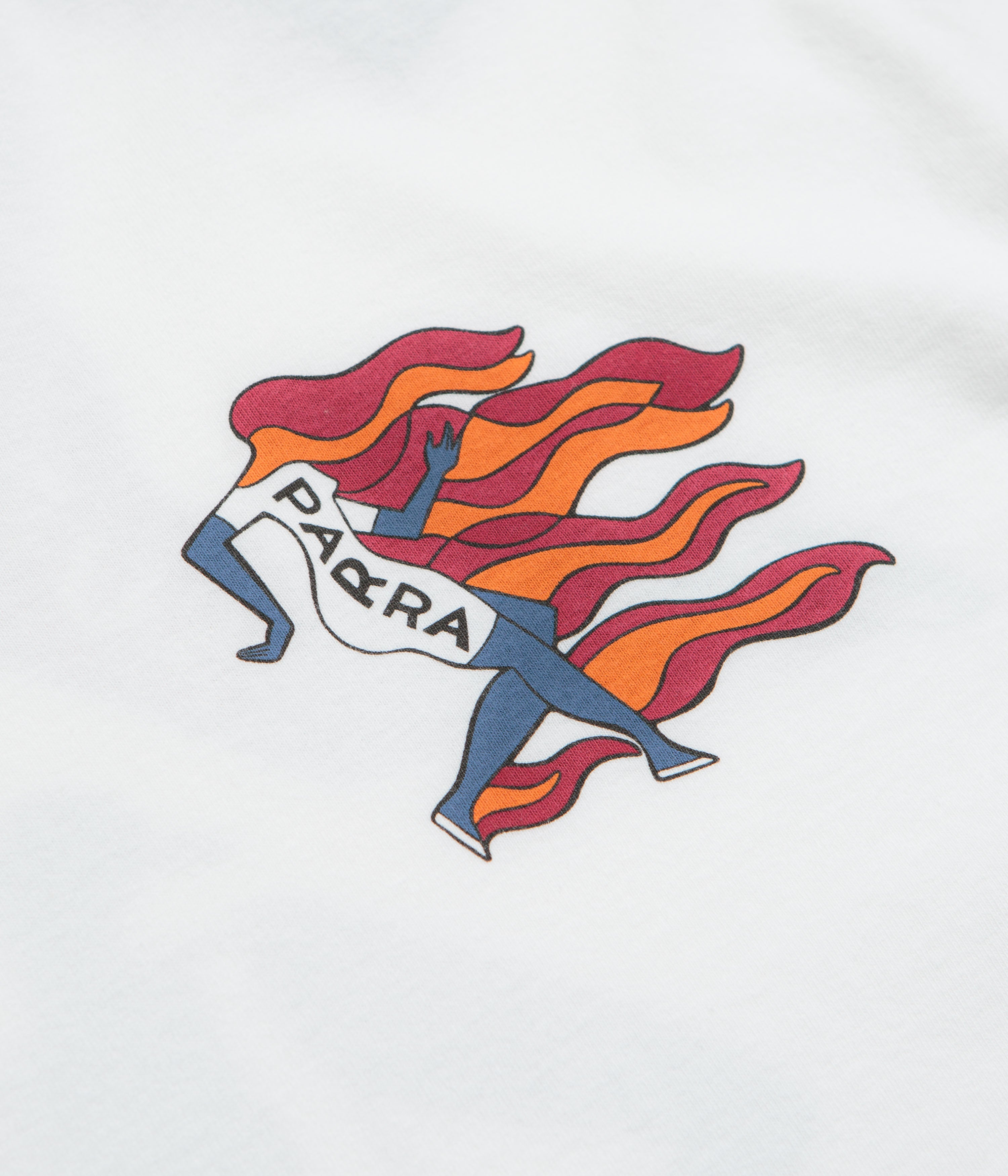 by Parra Not Finished Long Sleeve T-Shirt - White