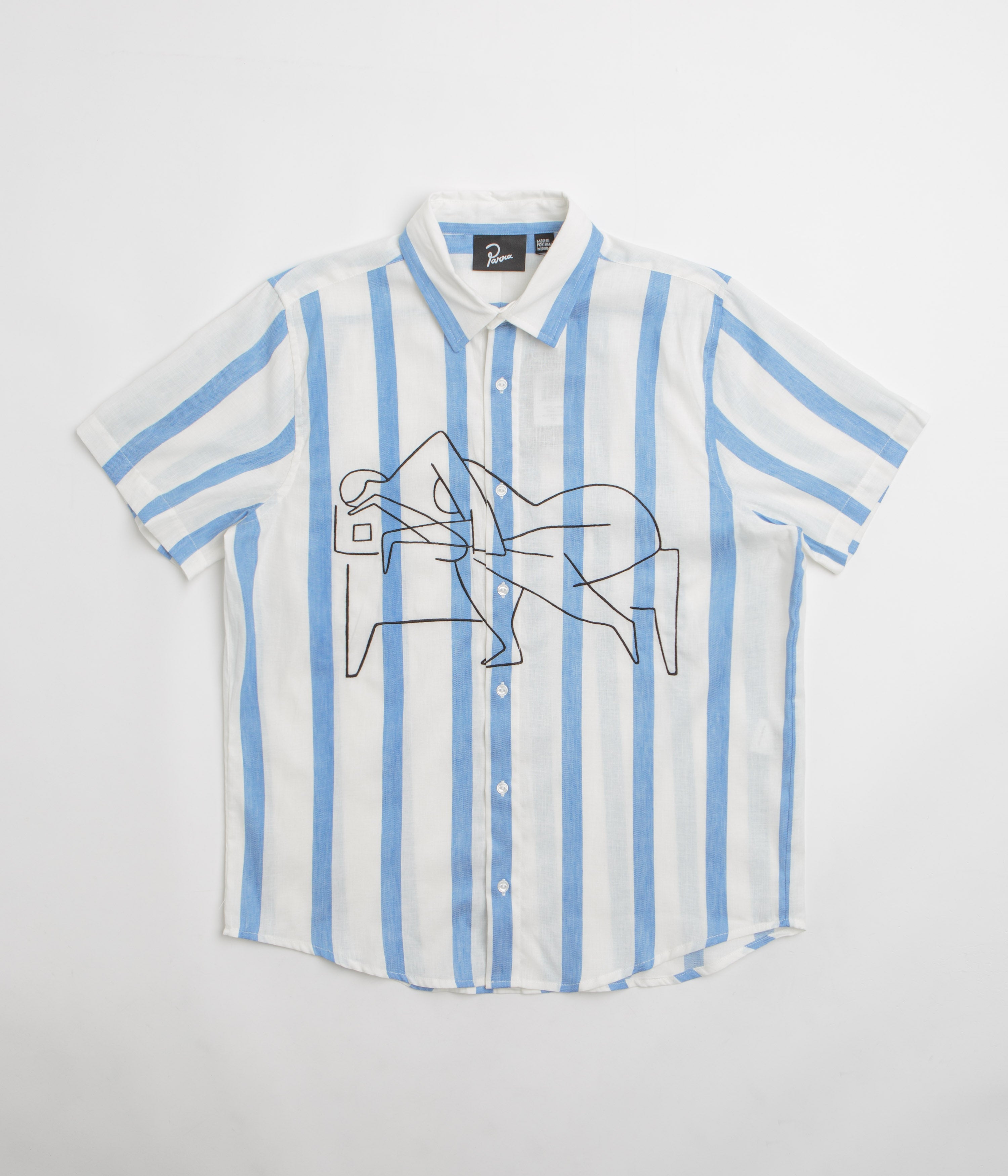by Parra Sleep Now Short Sleeve Shirt - Blue