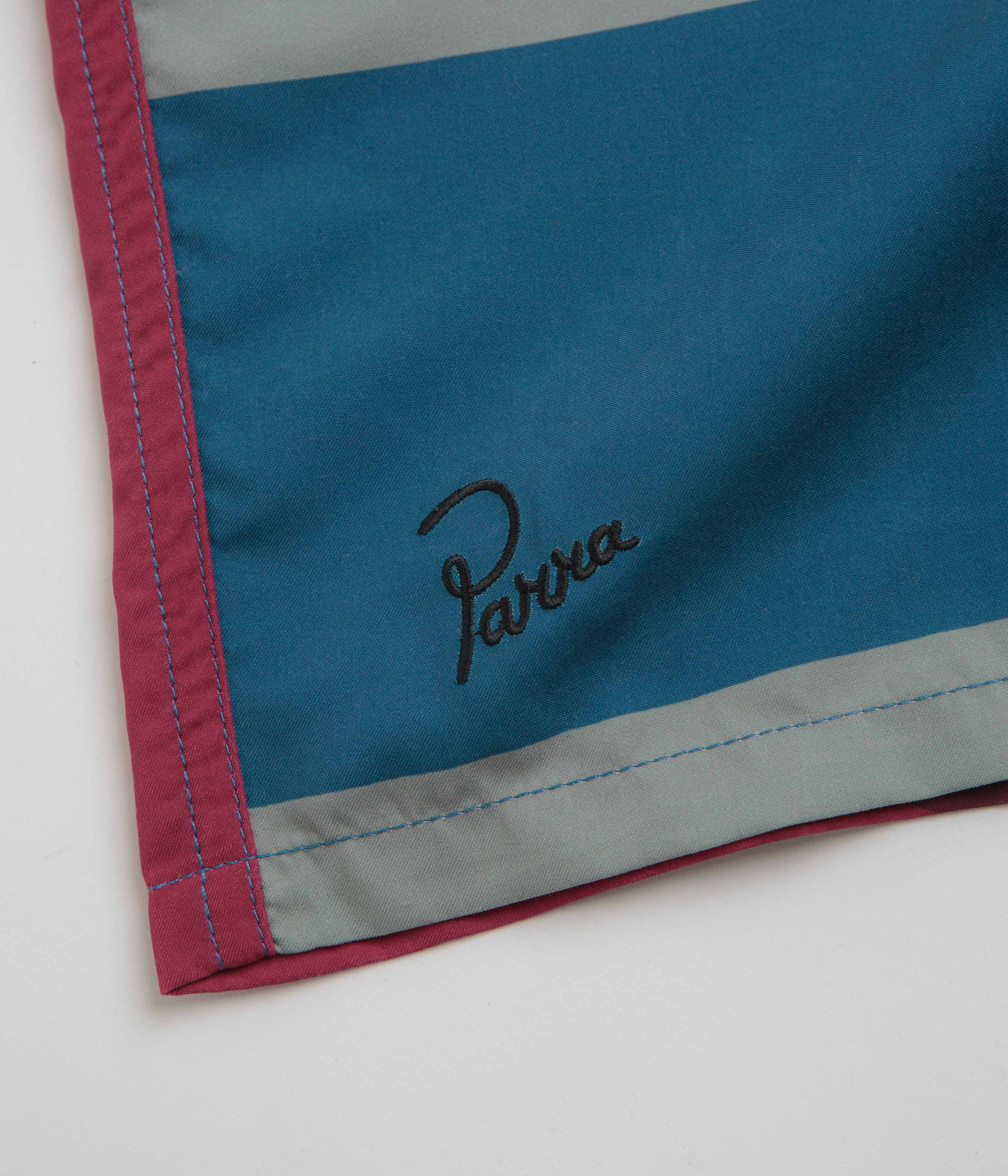 by Parra Vertical Forest Swim Shorts - Blue