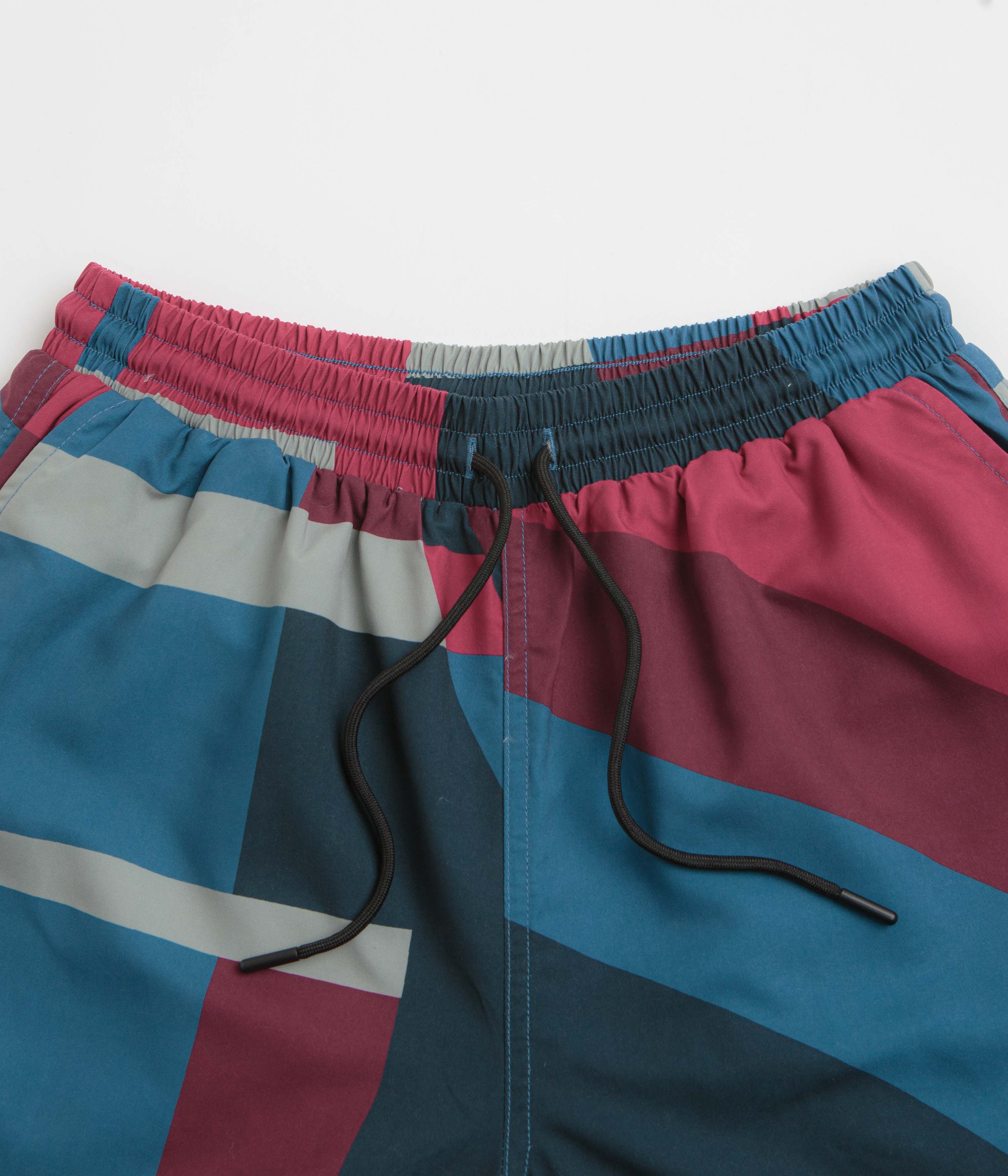 by Parra Vertical Forest Swim Shorts - Blue