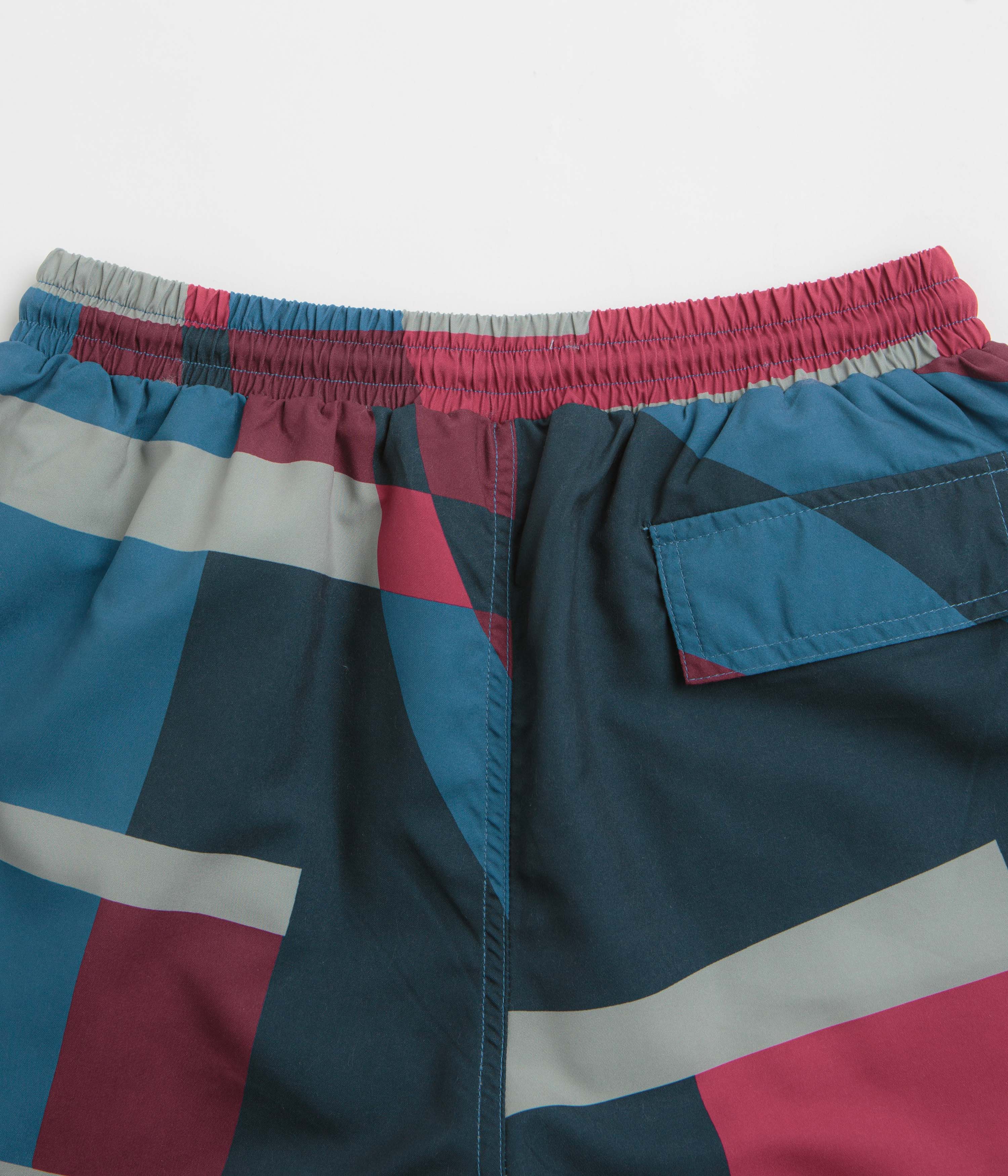 by Parra Vertical Forest Swim Shorts - Blue