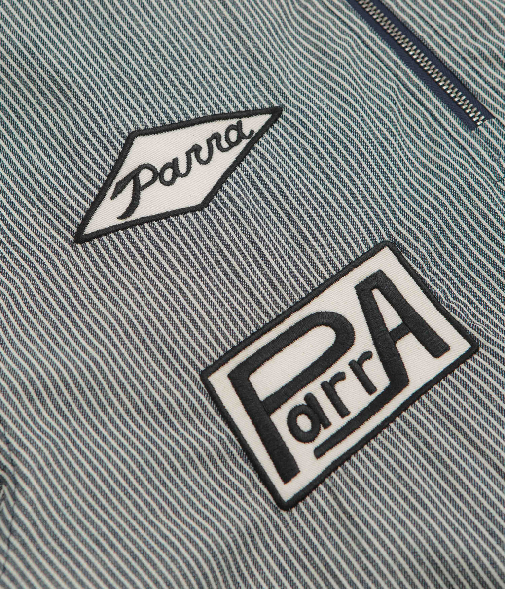 by Parra Work Later Short Sleeve Shirt - Blue