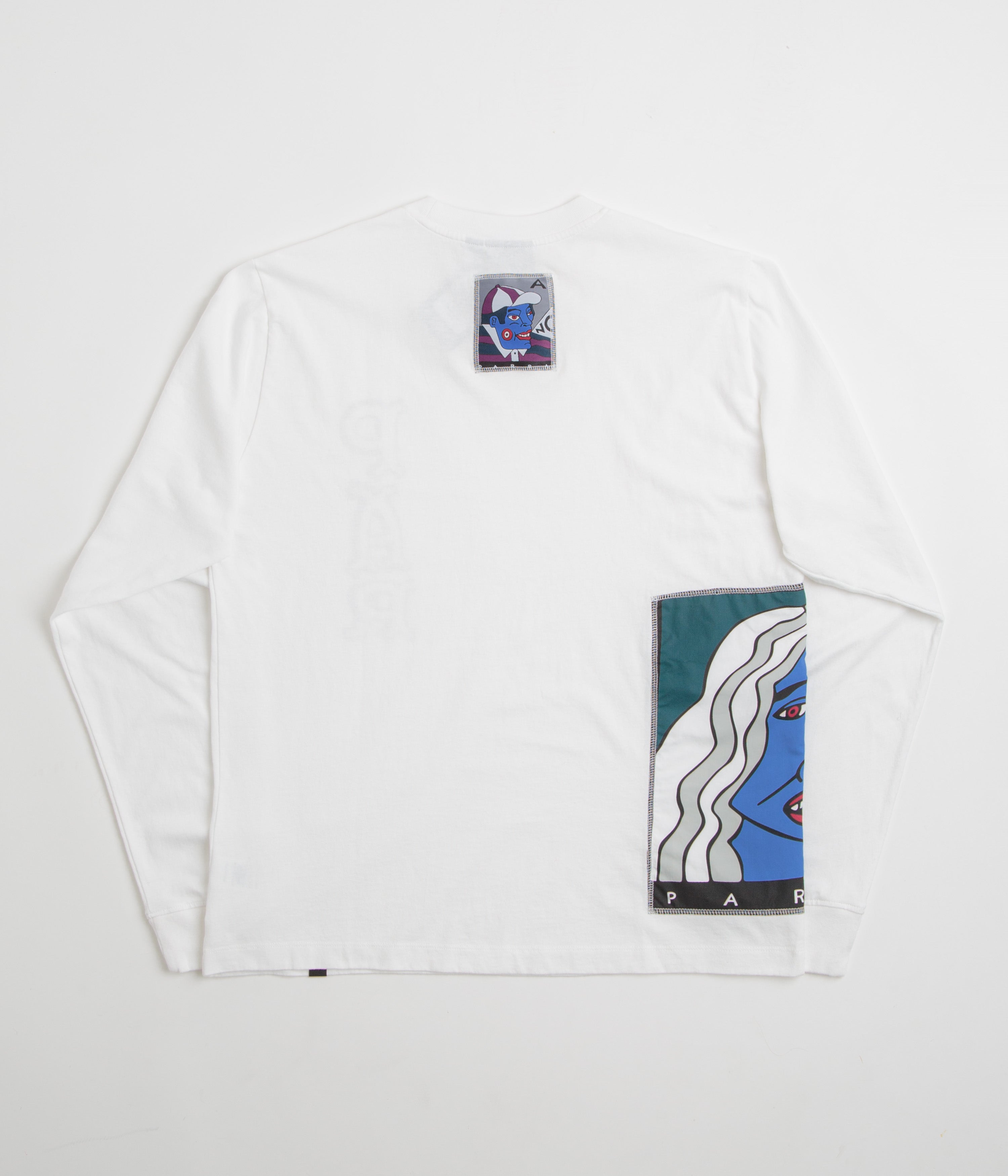 by Parra Your Face Long Sleeve T-Shirt - White