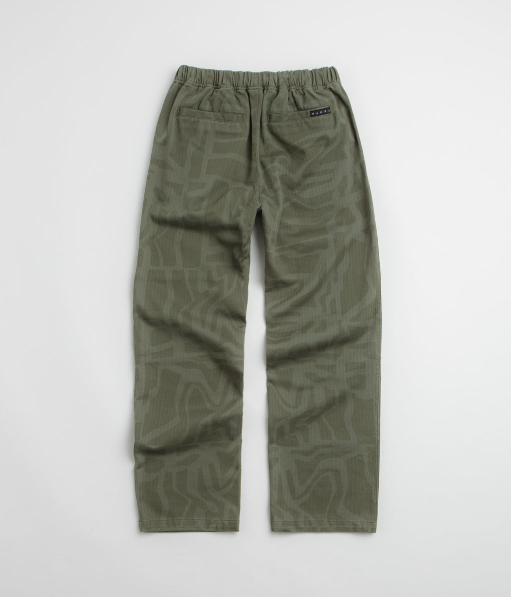 by Parra Broken FTP Pants - Green