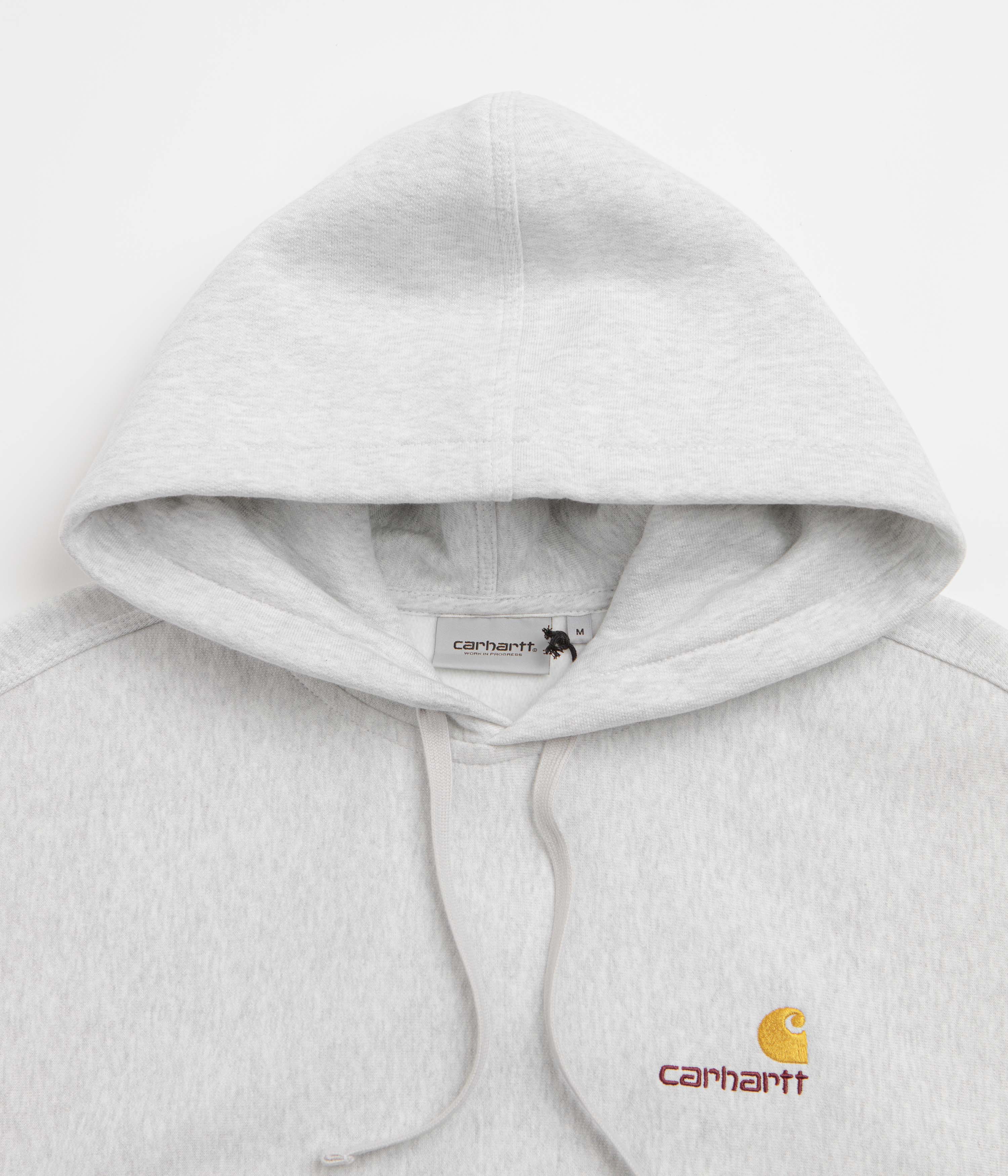 Carhartt American Script Hoodie - Ash Heather