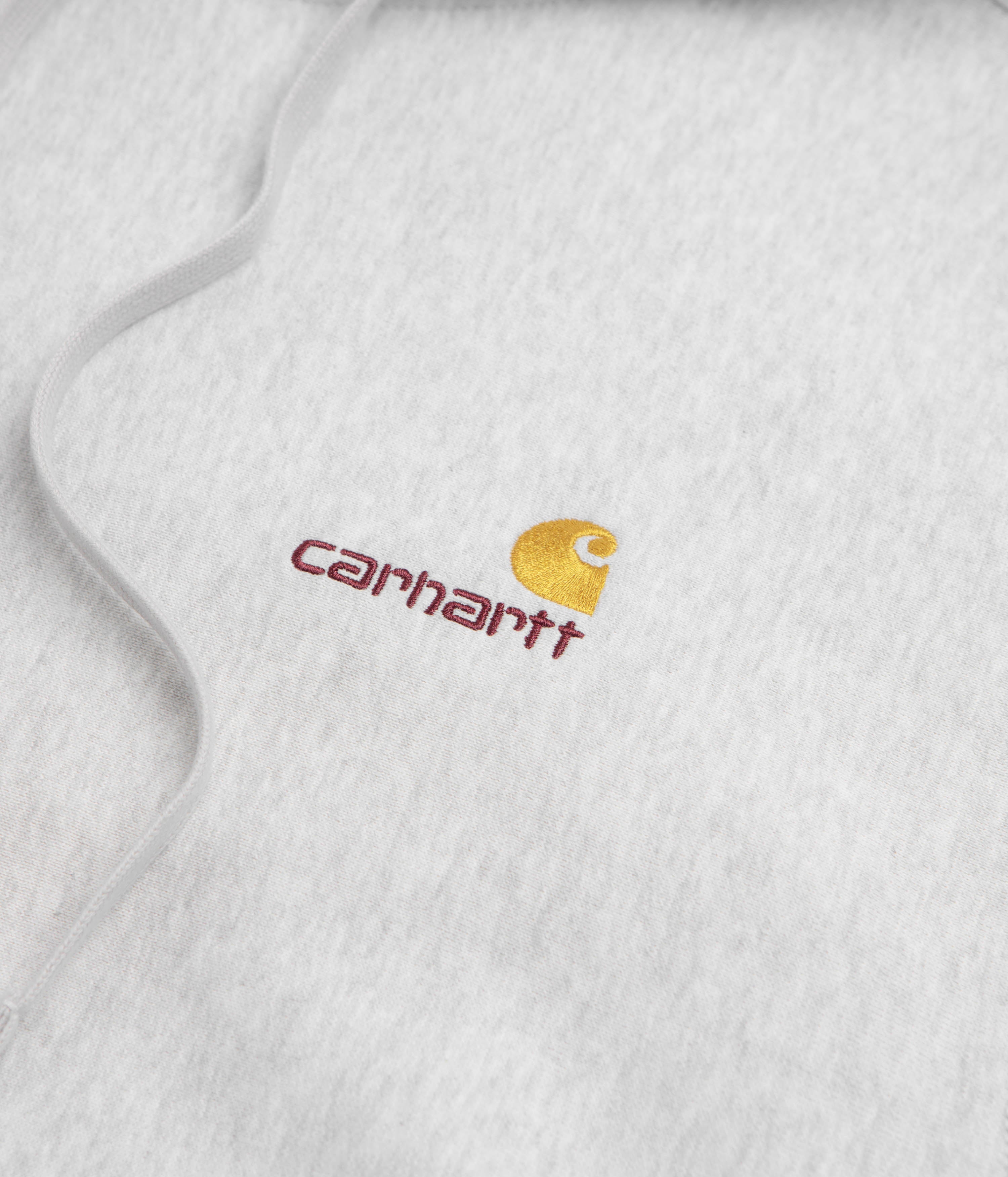 Carhartt American Script Hoodie - Ash Heather