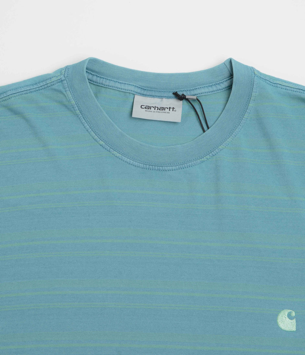 Carhartt Brodine T-Shirt - Brodine Stripe / Saguaro
