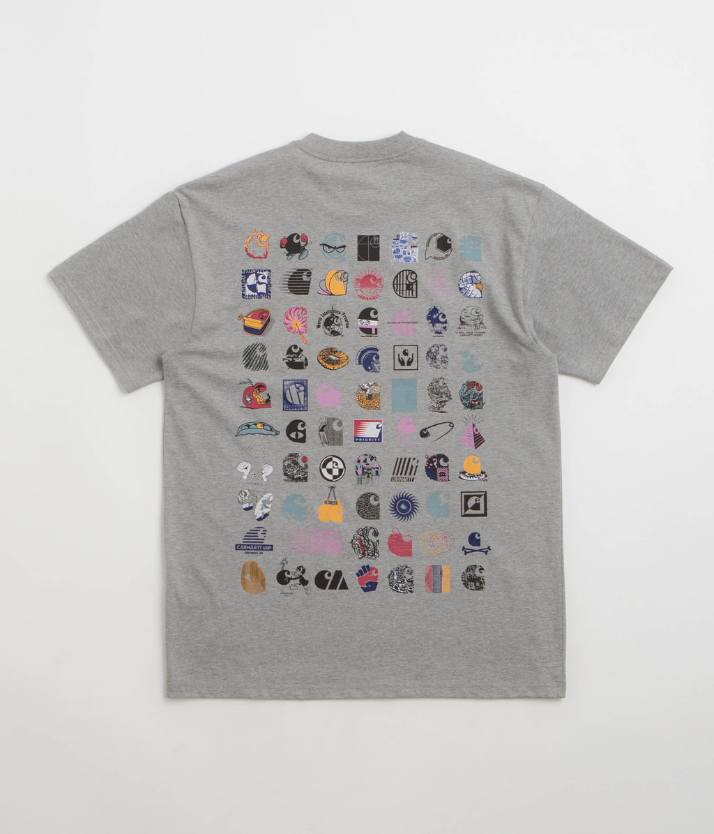 Carhartt C Logo Archive T-Shirt - Grey Heather