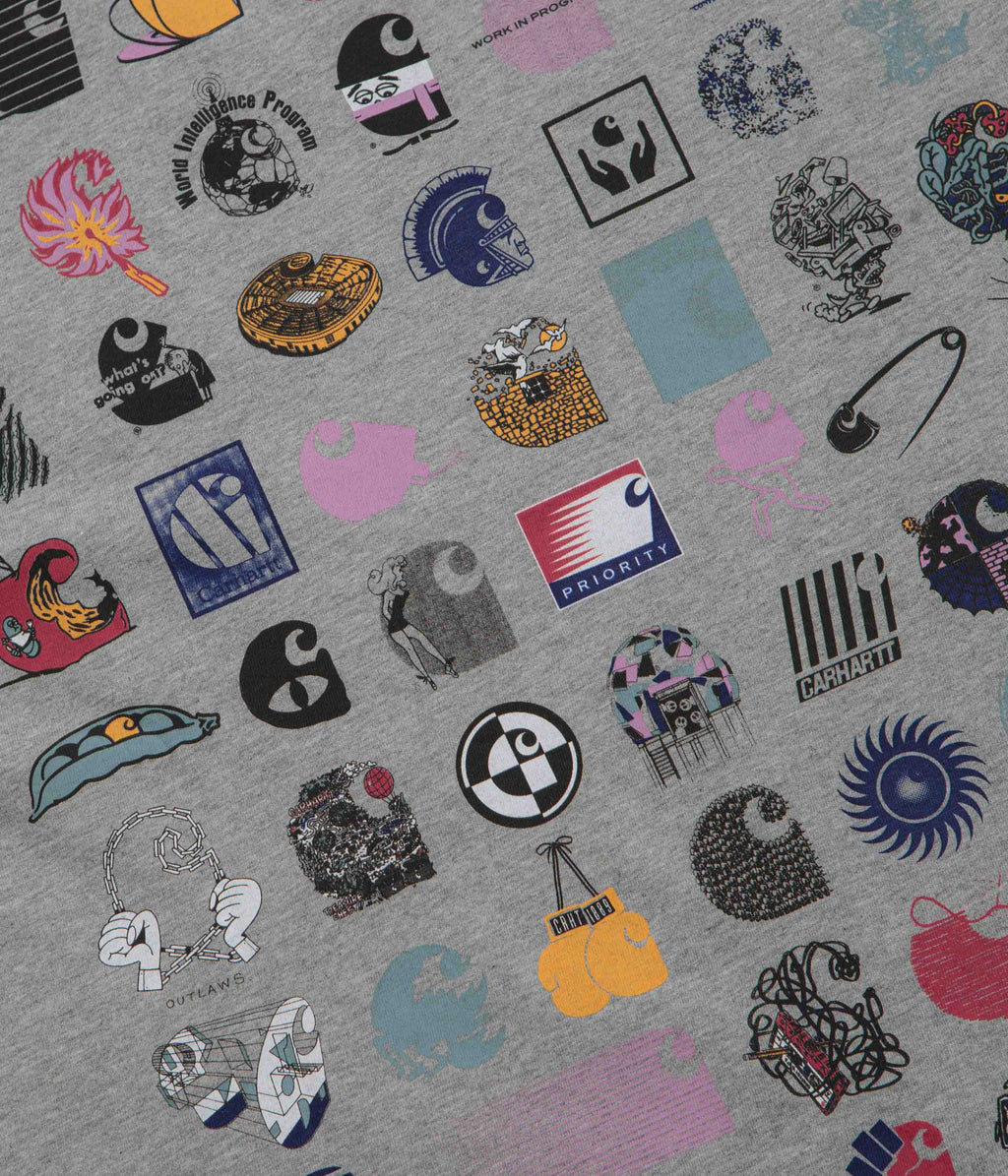 Carhartt C Logo Archive T-Shirt - Grey Heather