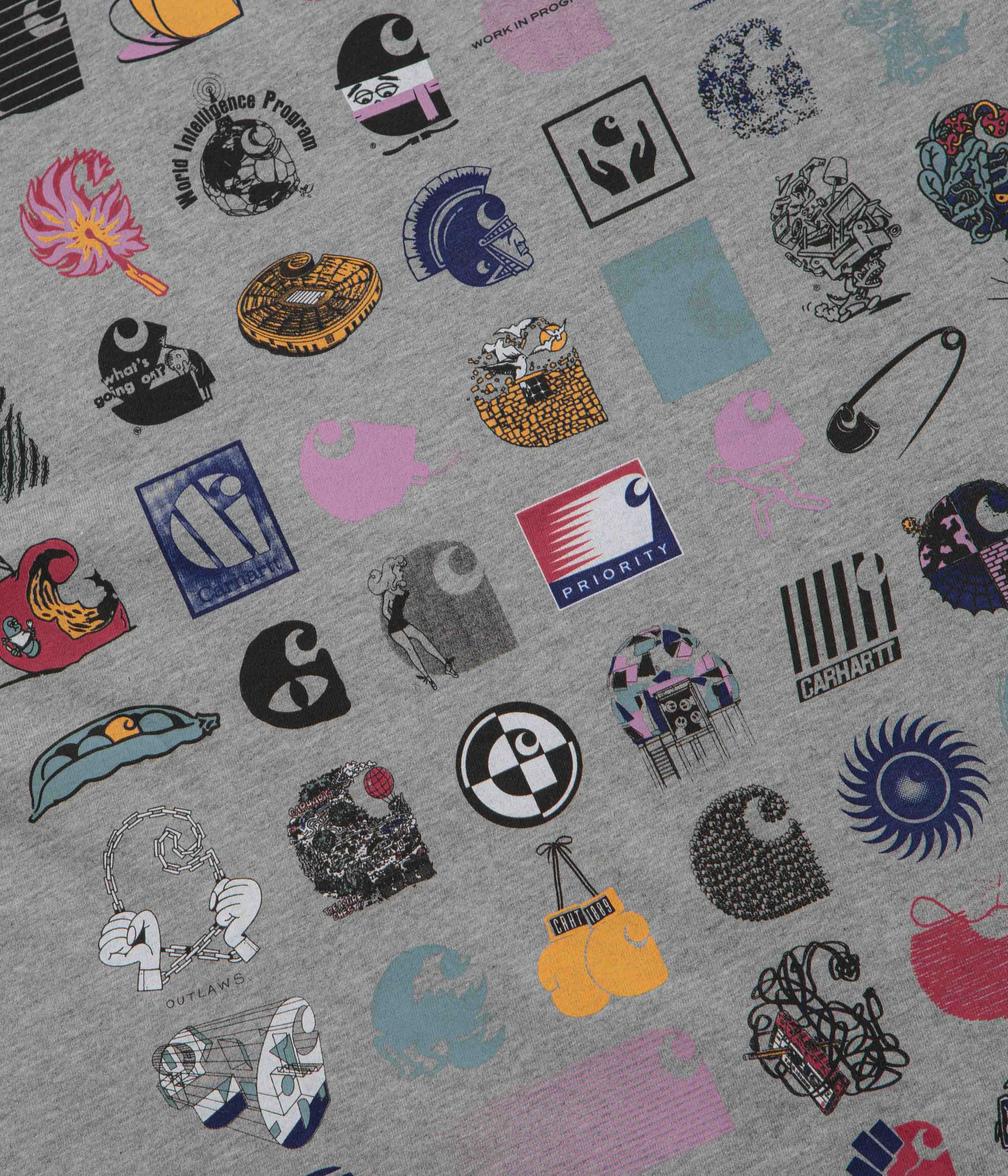 Carhartt C Logo Archive T-Shirt - Grey Heather