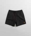 Carhartt Chase Swim Trunks - Black / Gold / Black